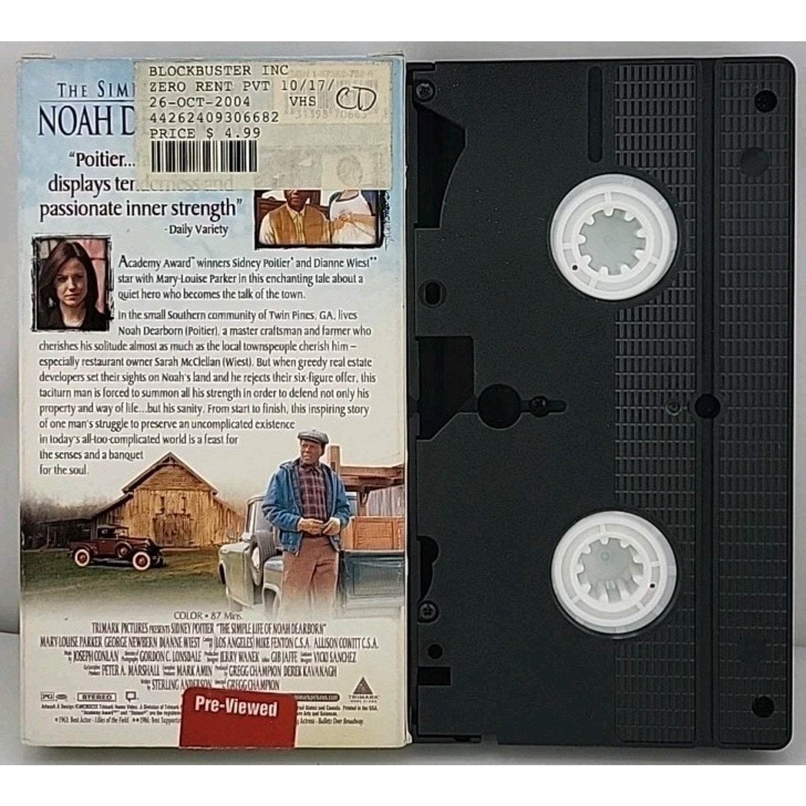 Simple Life of Noah Dearborn (VHS, 1999)
