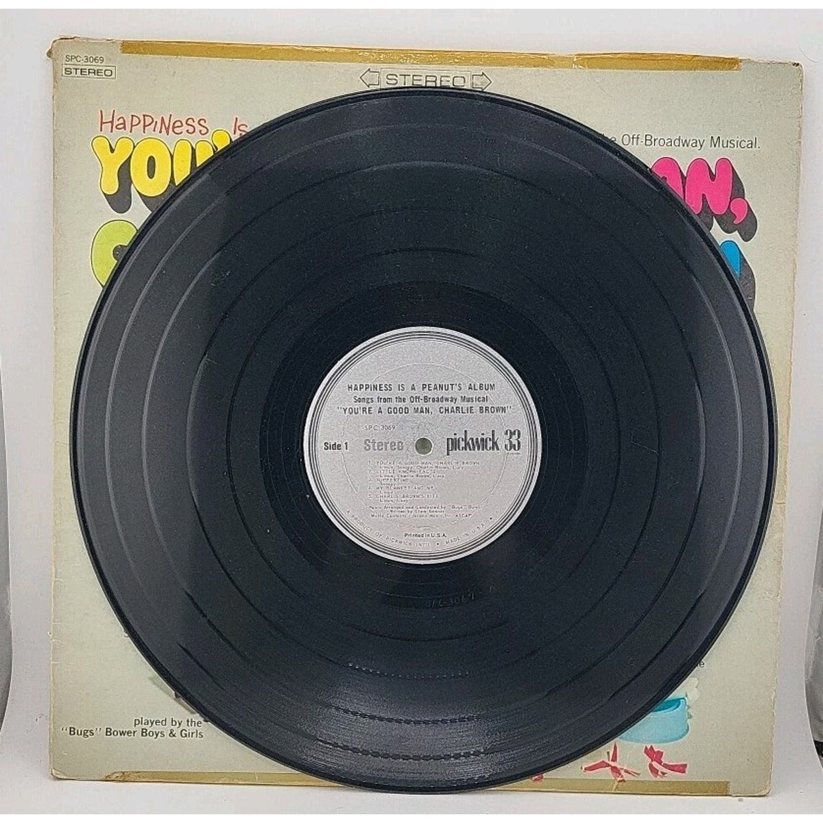 You're a Good Man, Charlie Brown LP 1967 Record Vintage