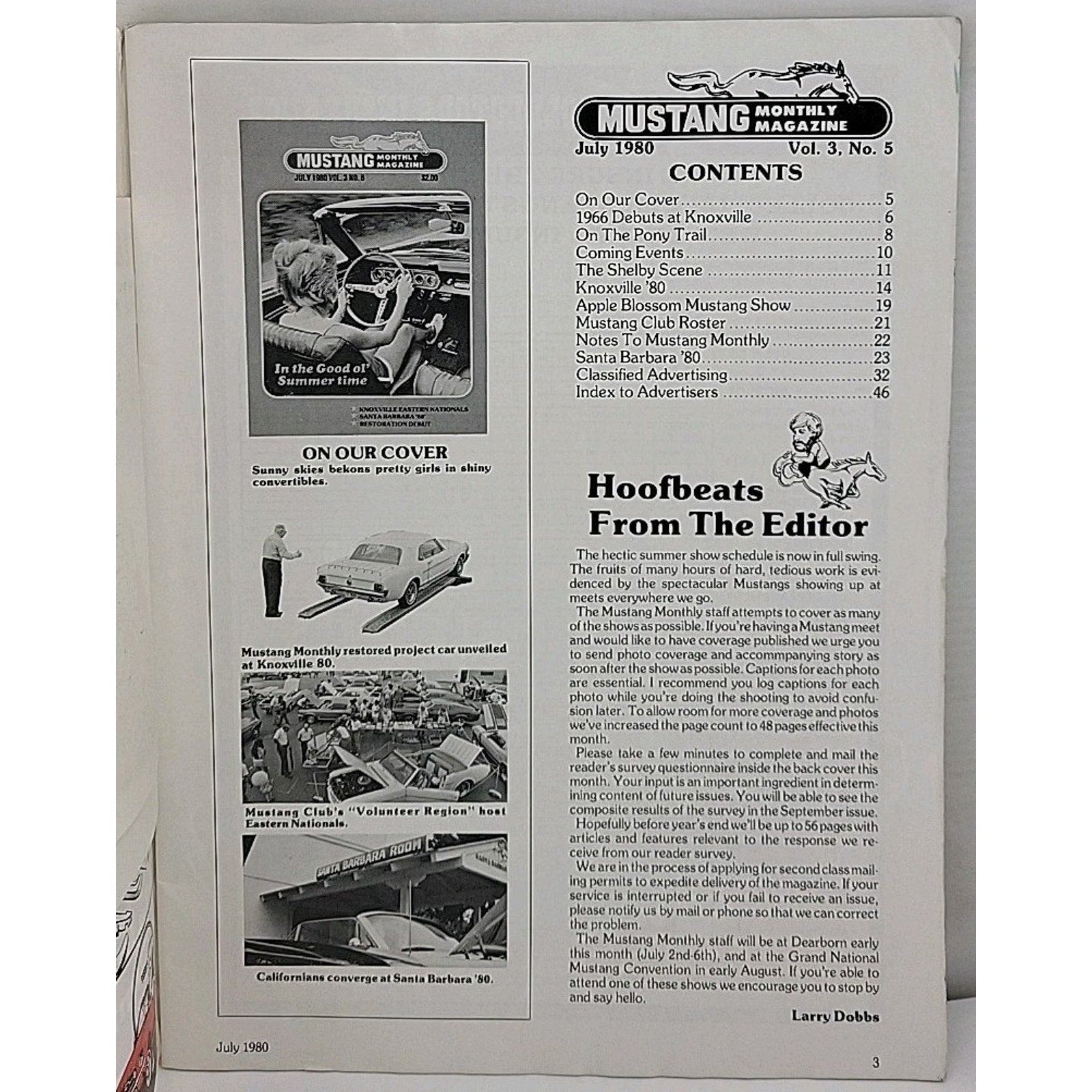 Mustang Monthly Magazine - July 1980 - Vol. 3 No. 6