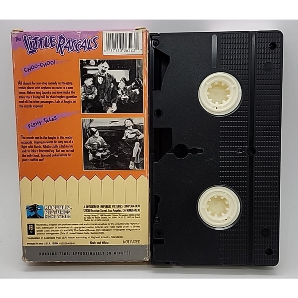 The Little Rascals - Choo Choo/Fishy Tales (VHS, 1991)