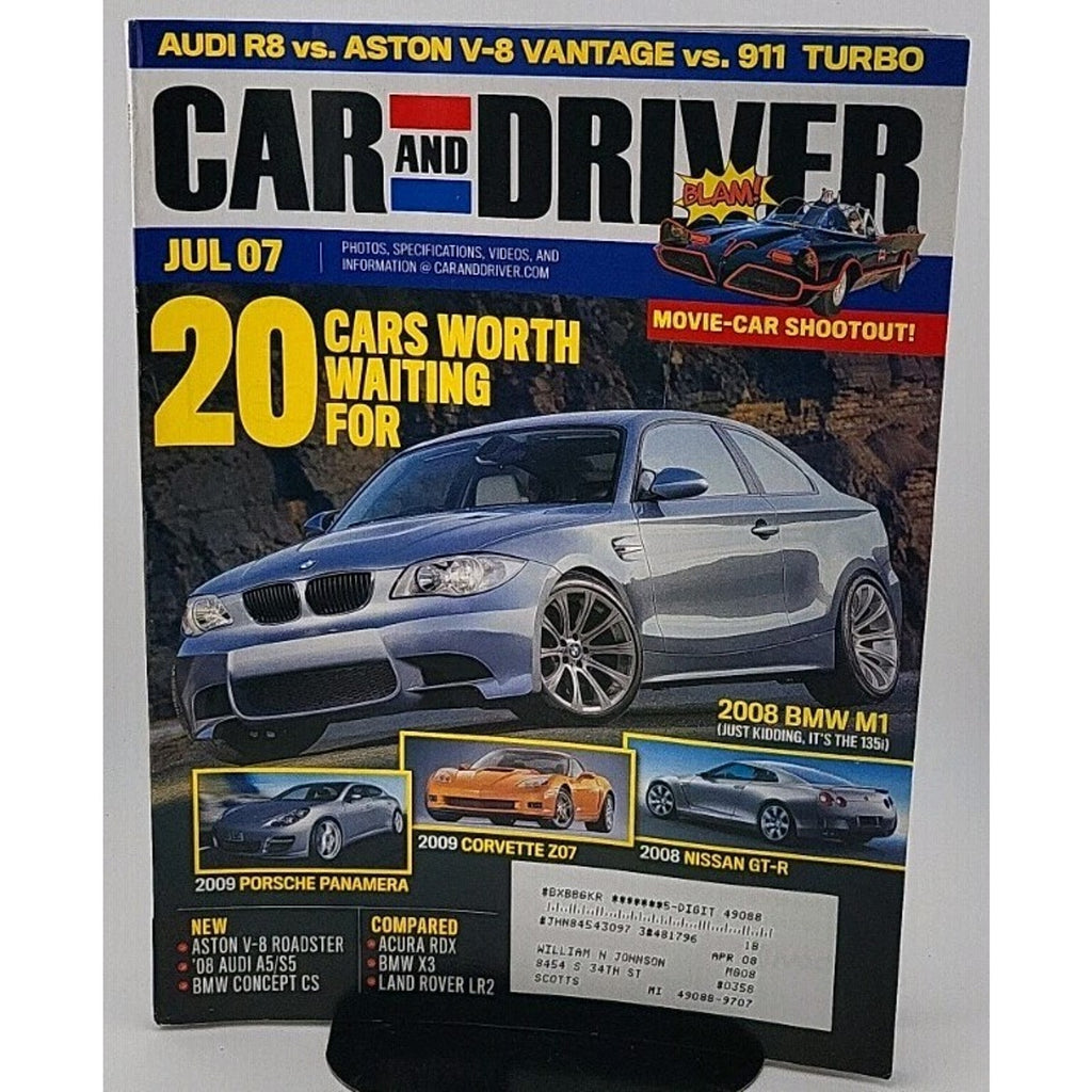 Car And Driver Magazine - July 2007 - Vol. 53 No. 1