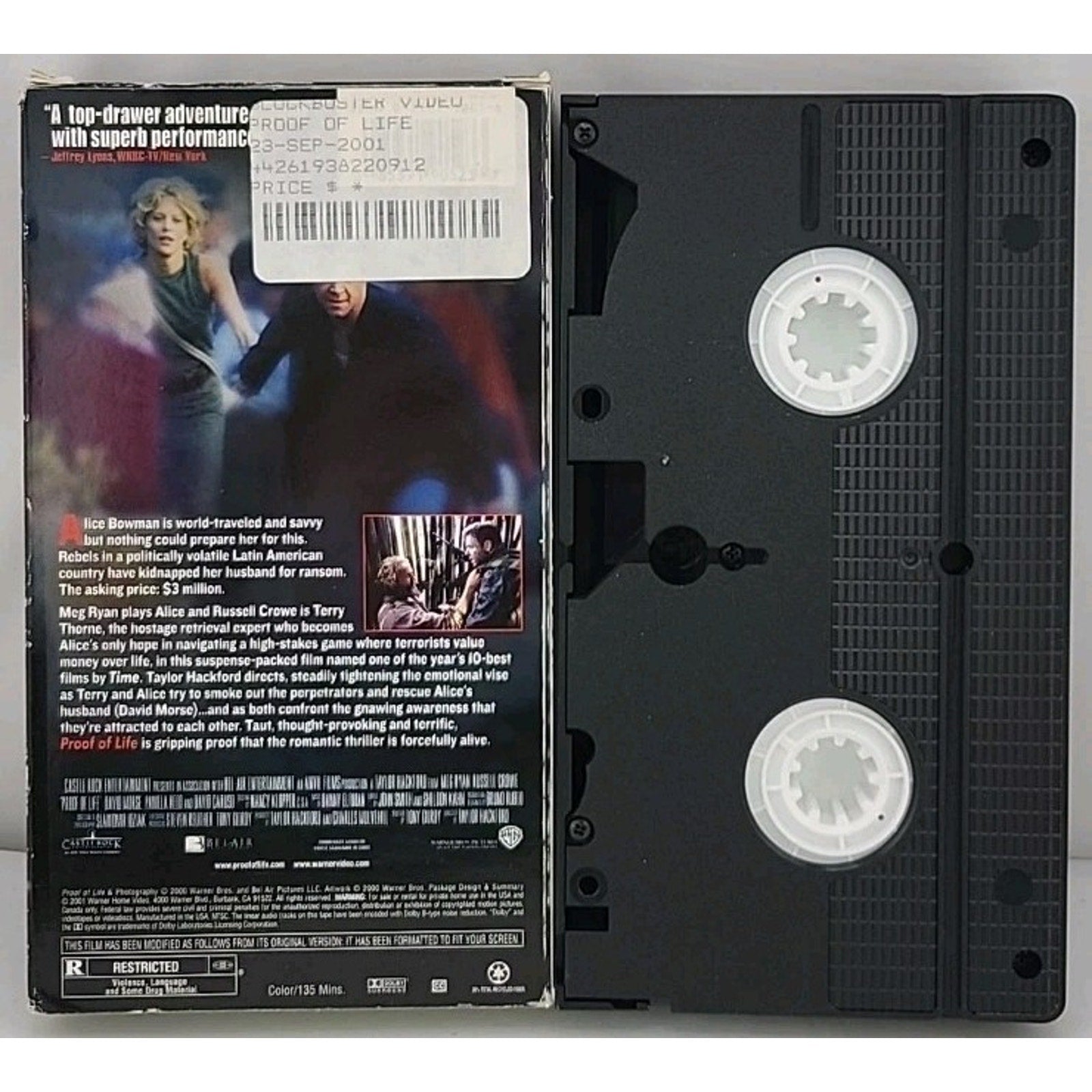 Proof of Life (VHS, 2001)