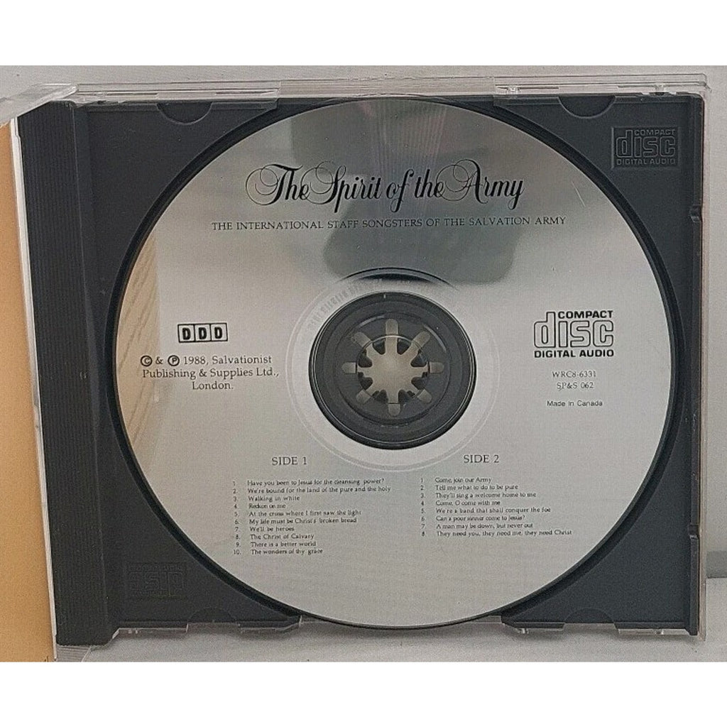 The Spirit Of The Army CD - The International Staff Songsters Of The...
