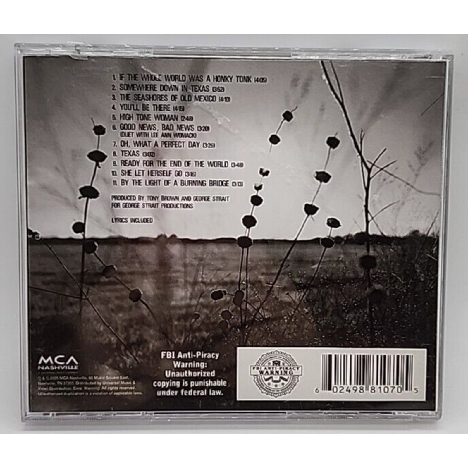 Somewhere Down in Texas by George Strait (CD, 2005)