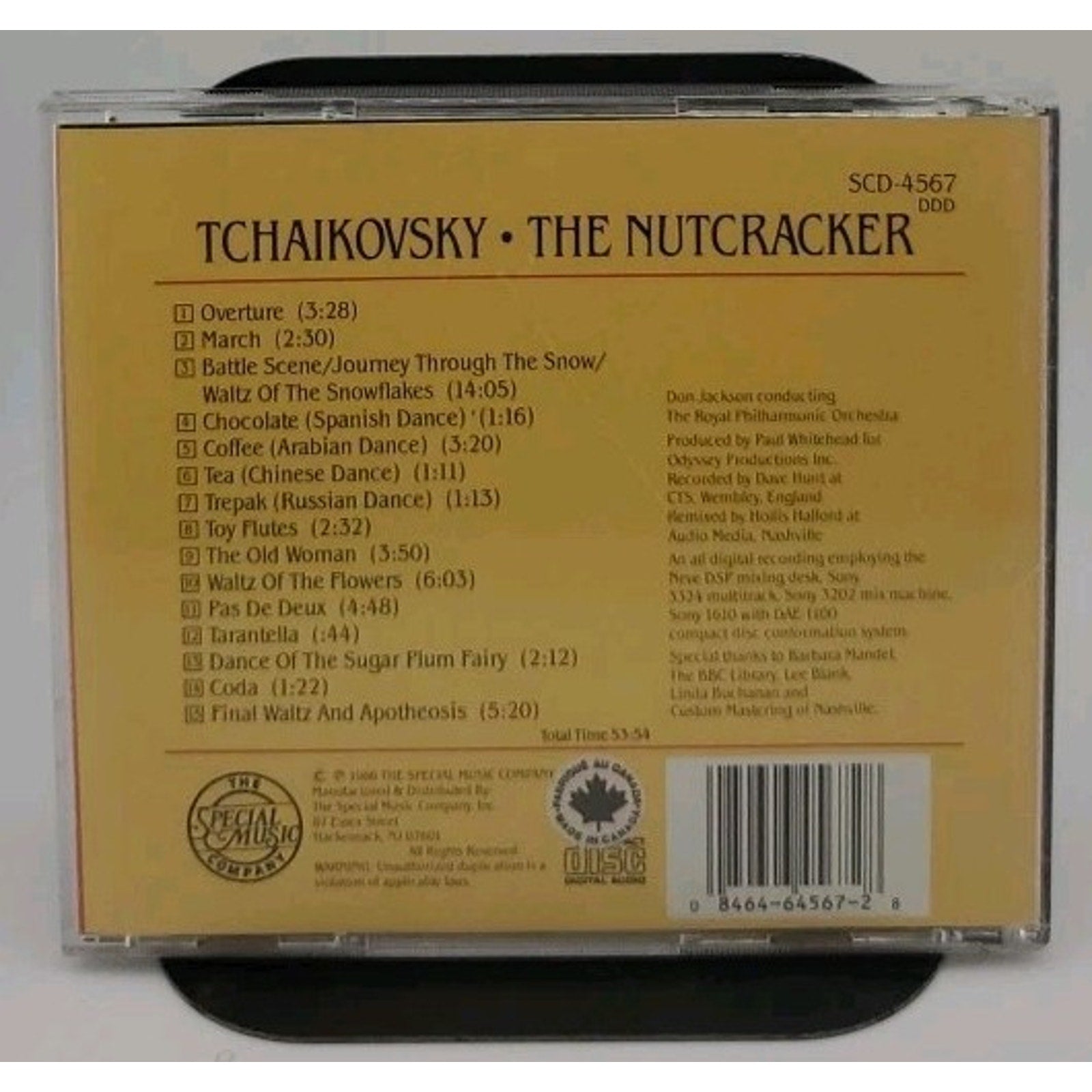 Tchaikovsky: The Nutcracker by Royal Philharmonic Orchestra (CD, 1986)