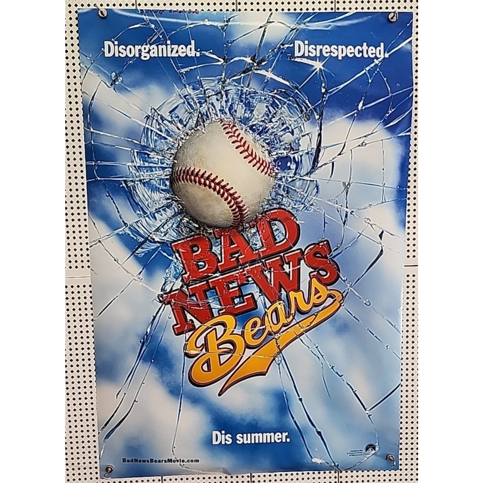 Bad News Bears Original 27x40 D/S Movie Poster 2005