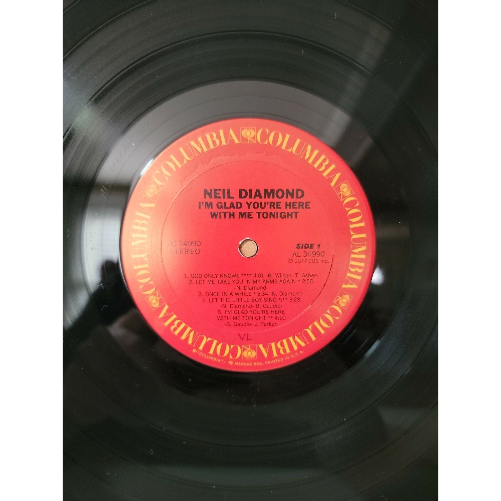 Neil Diamond – I'm Glad You're Here With Me Tonight (Vinyl)