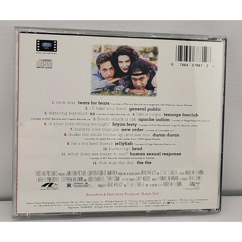 Soundtrack by Threesome (CD, 1994)