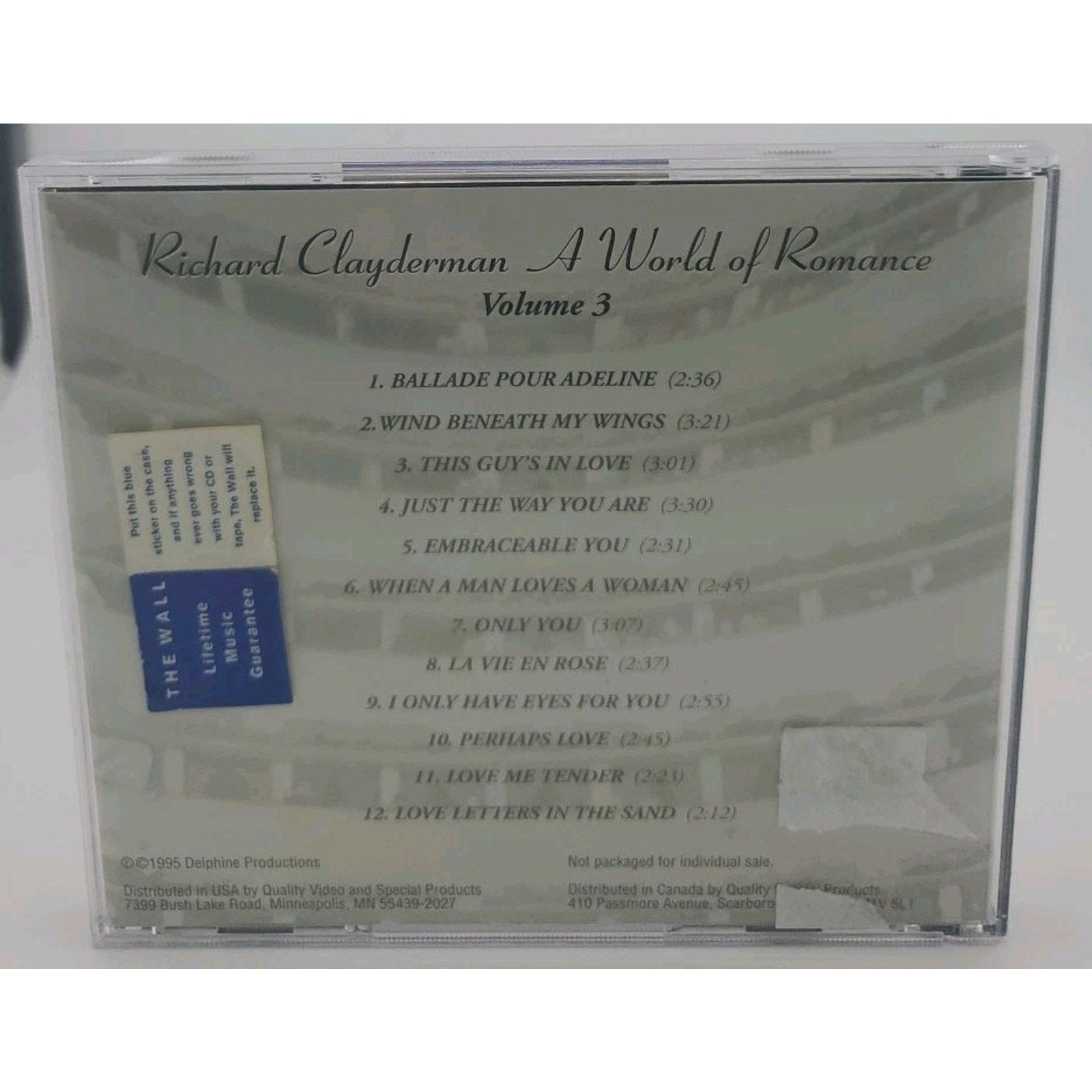 Richard Clayderman - A World Of Romance - Volume 3 - CD