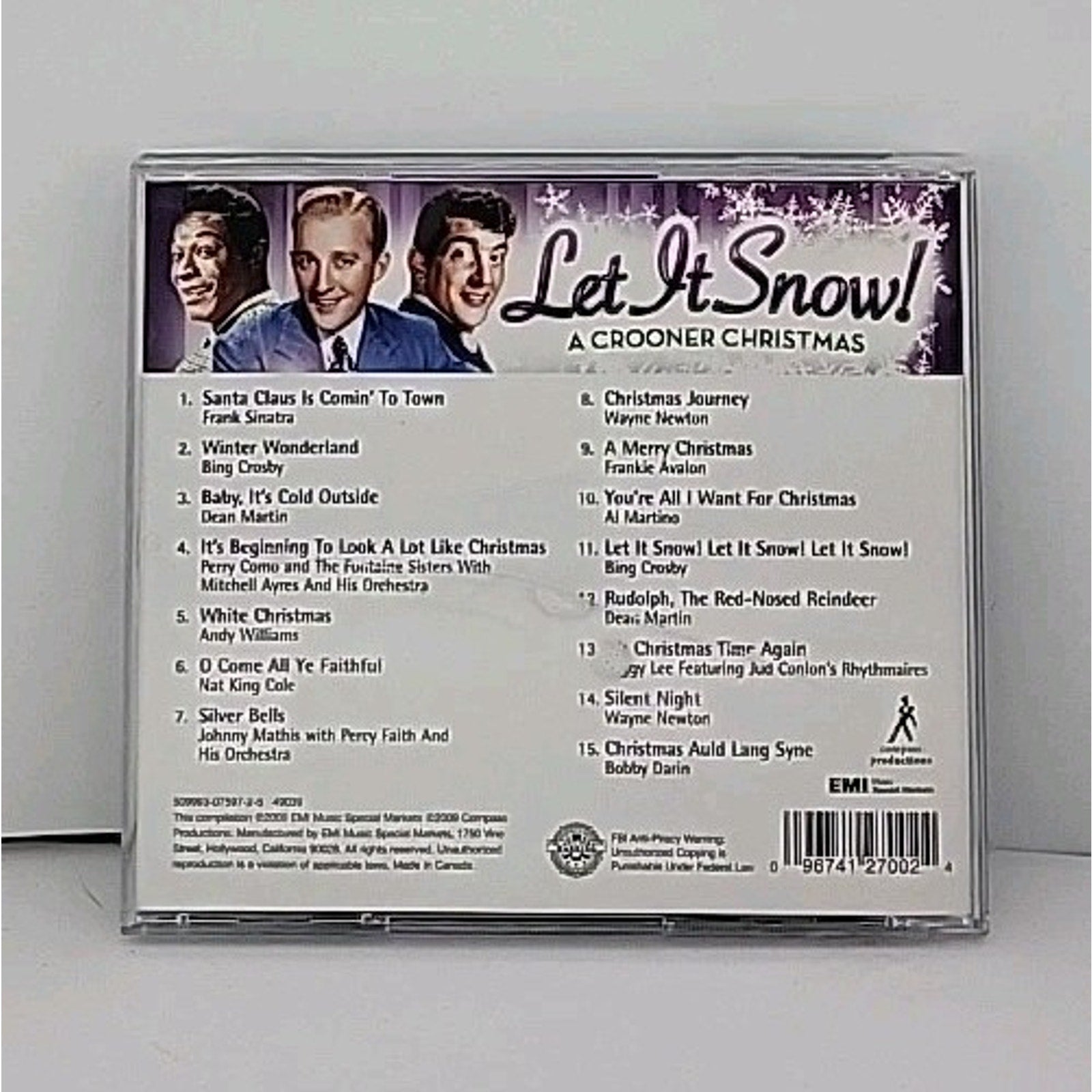 Let It Snow A Crooner Christmas (CD, 2009) Sinatra Crosby Martin Cole Newton
