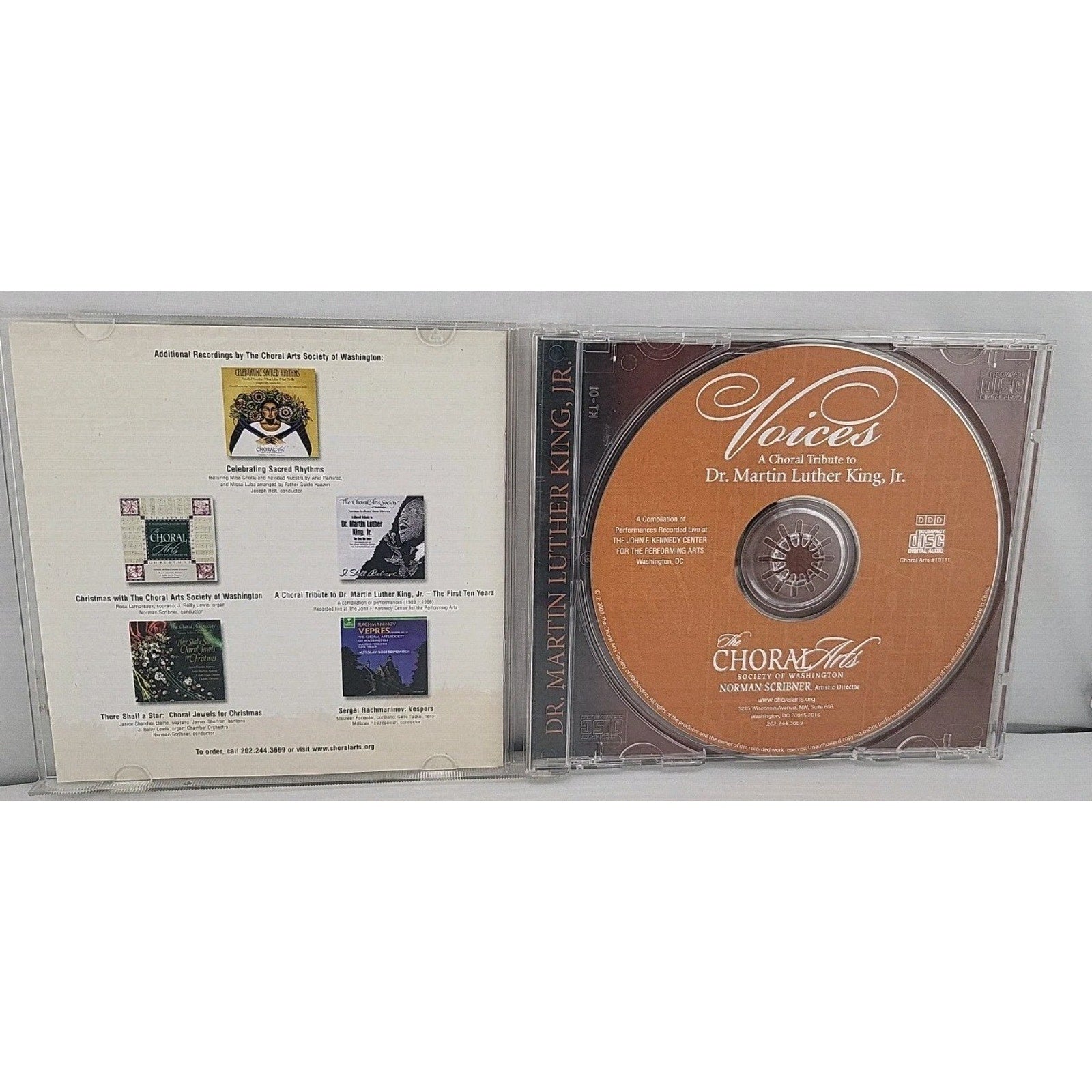 Voices: A Choral Tribute To Dr. Martin Luther King Jr CD