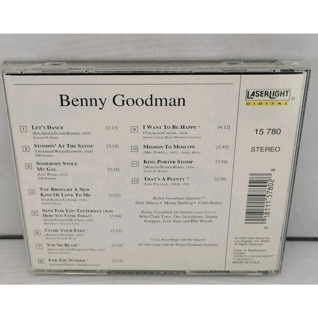 Let's Dance [Laserlight] by Benny Goodman (CD, Apr-1992, Laserlight)