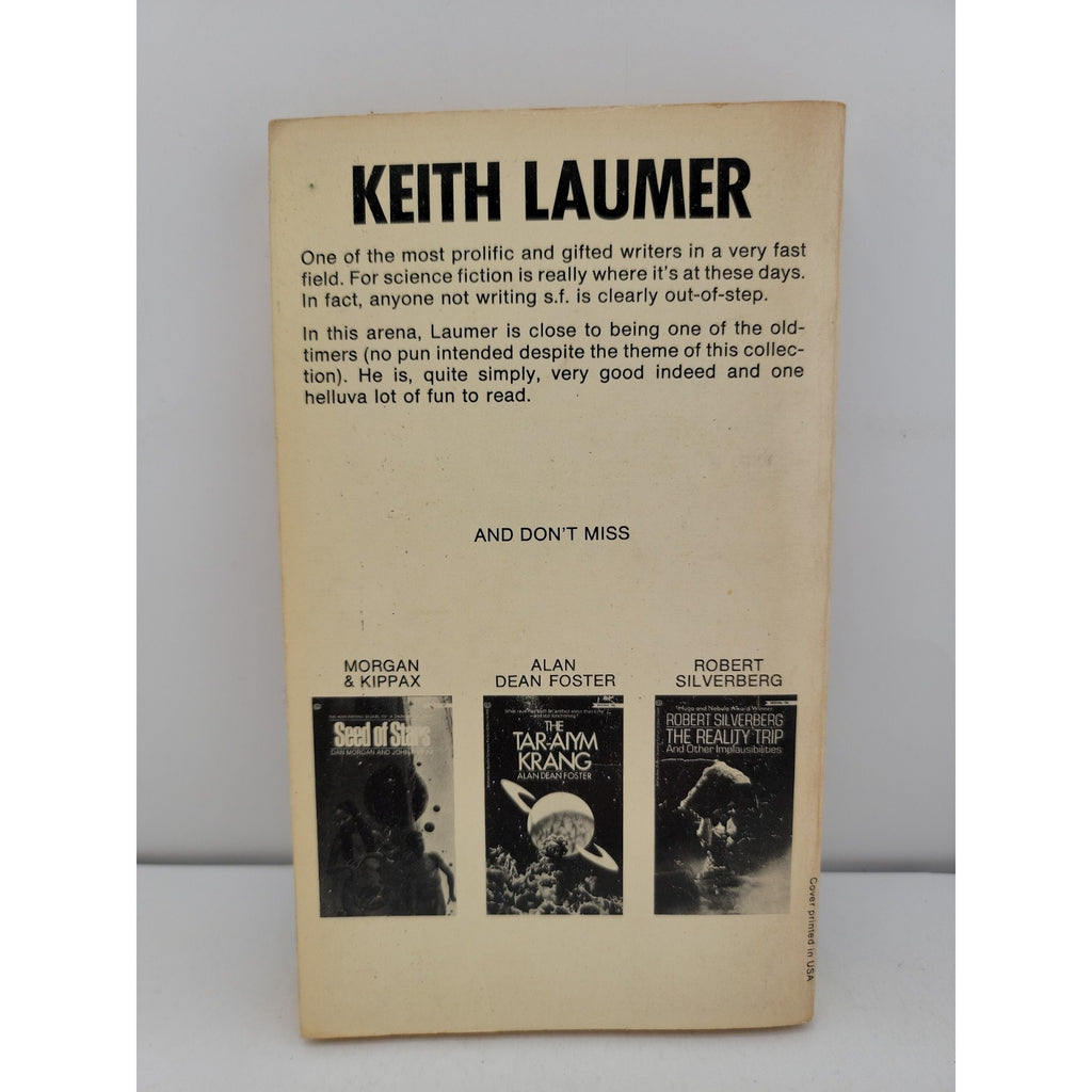 Timetracks by Keith Laumer - Science Fiction Paperback Ballantine 1972 1st Print