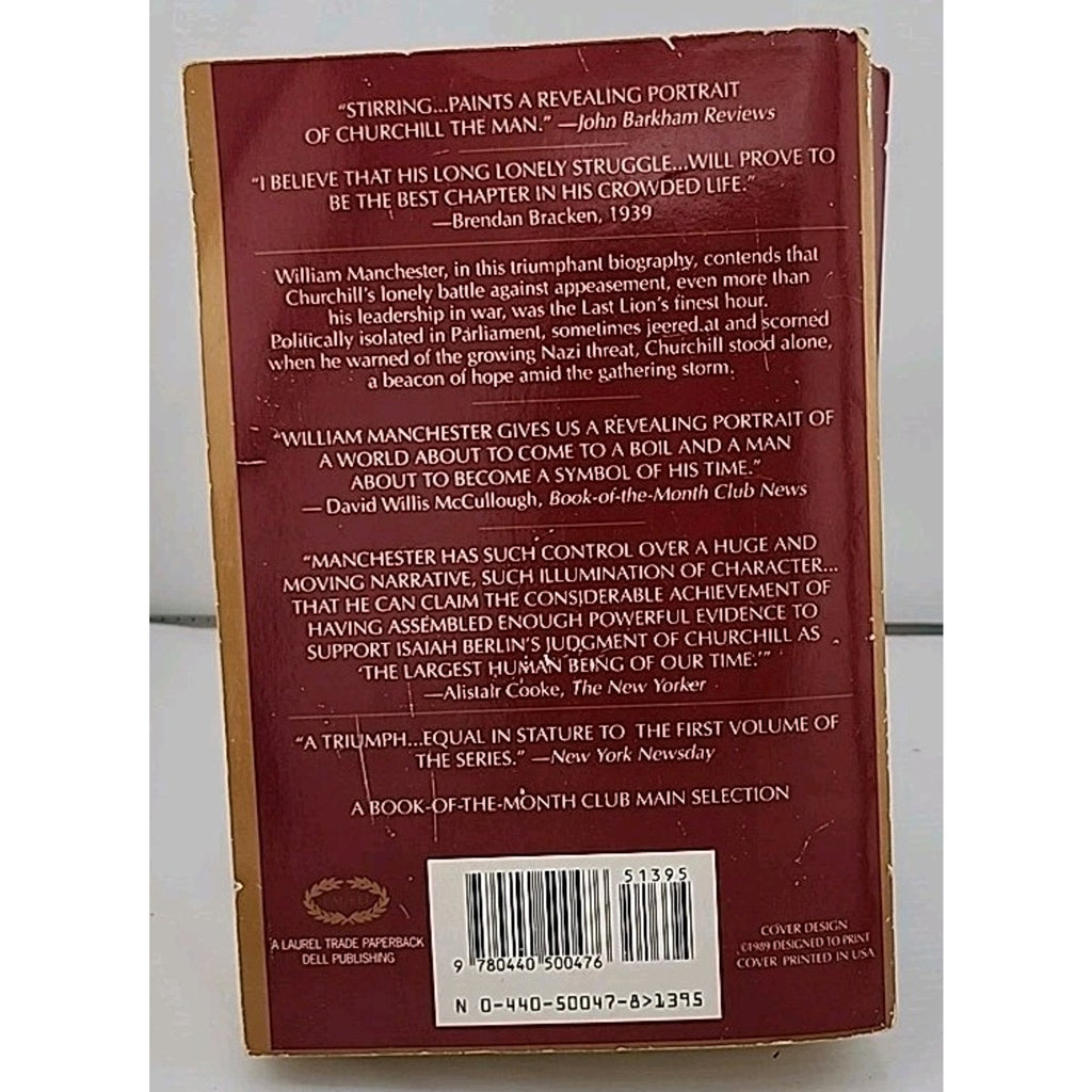 Last Lion : Alone, 1932-1940 by William Manchester (1989, Trade Paperback)