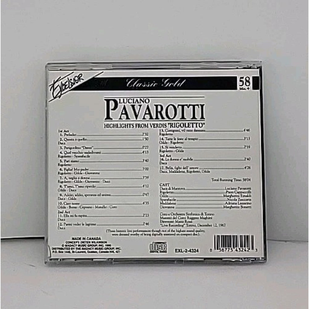 Highlights Fron Rigoletto Luciano Pavarotti Classic Gold Excelsior CD