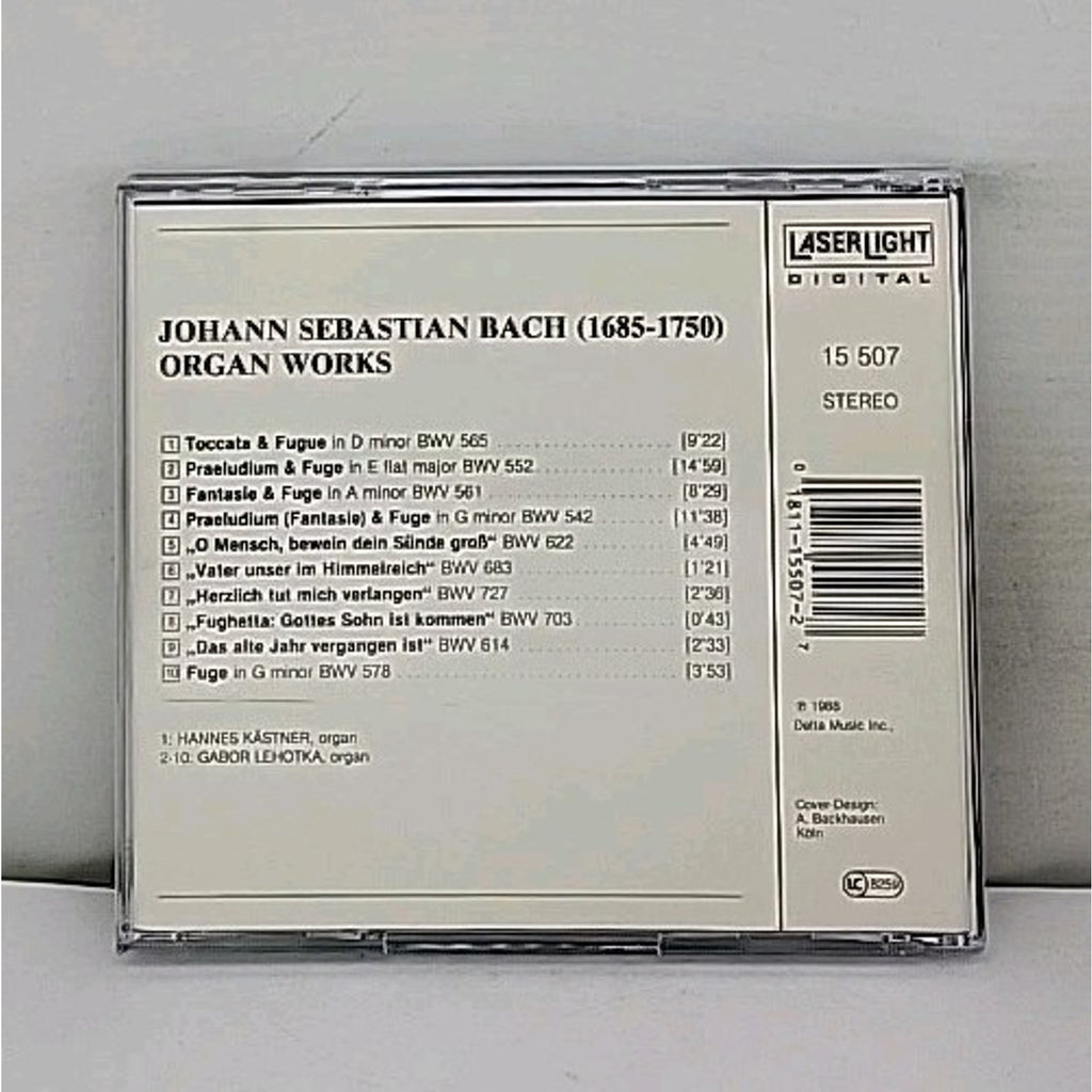 Bach: Toccata & Fugue, Great Organ Works Music (CD)