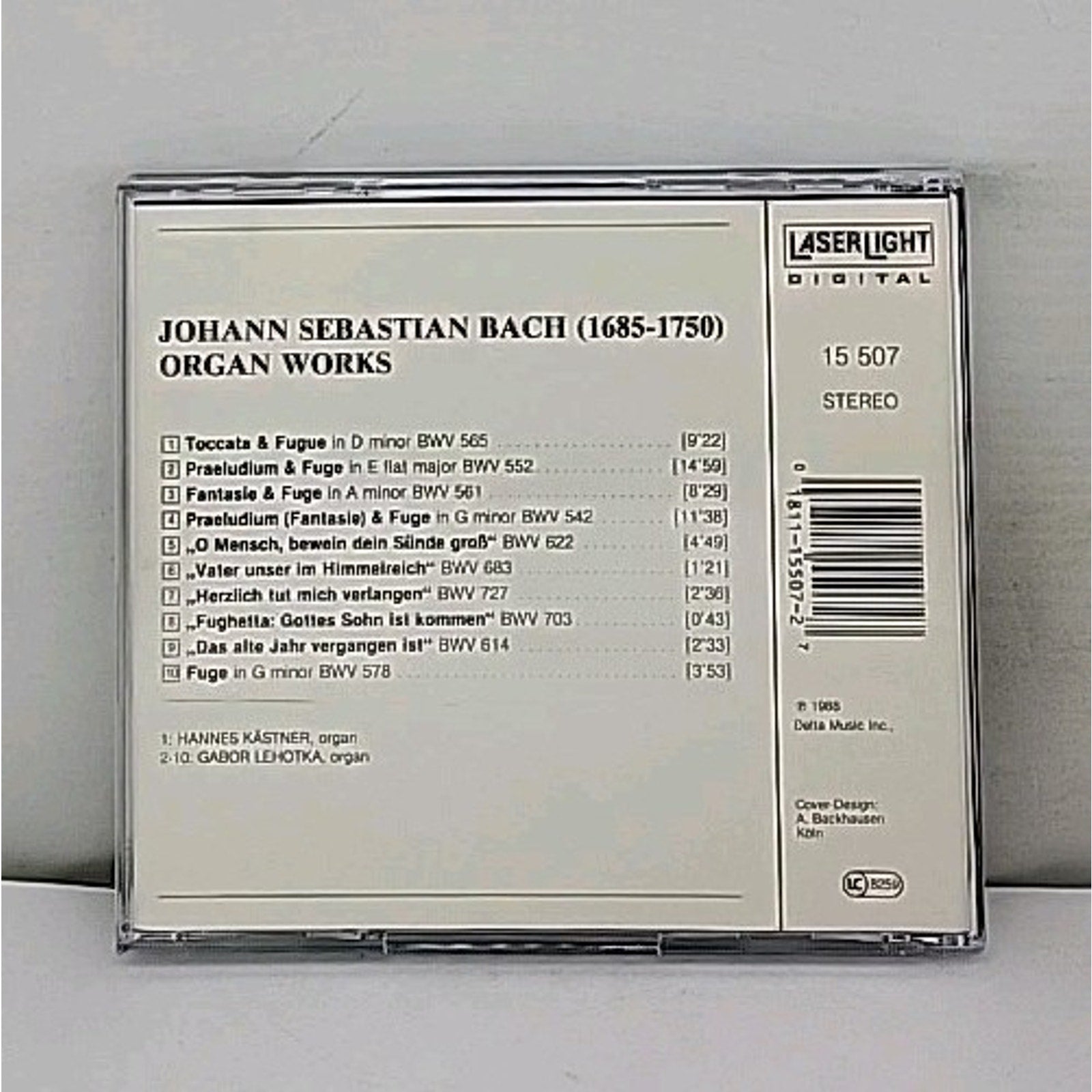 Bach: Toccata & Fugue, Great Organ Works Music (CD)