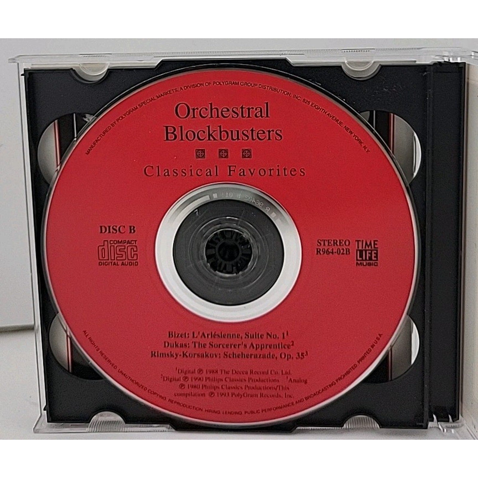 Orchestral Blockbusters The Time-life Library Of Classical Favorites CD