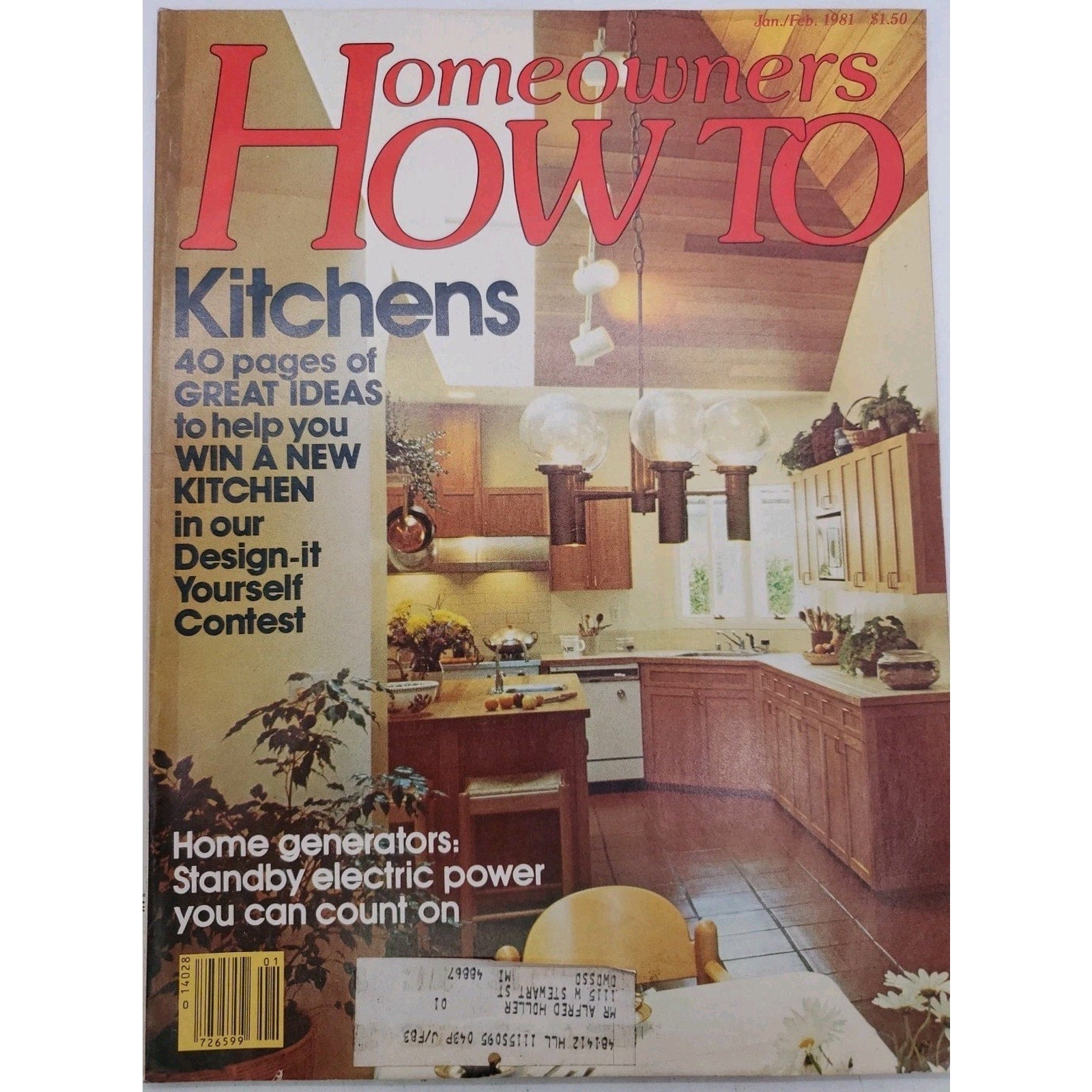 Homeowners How To January/February 1981 Magazine