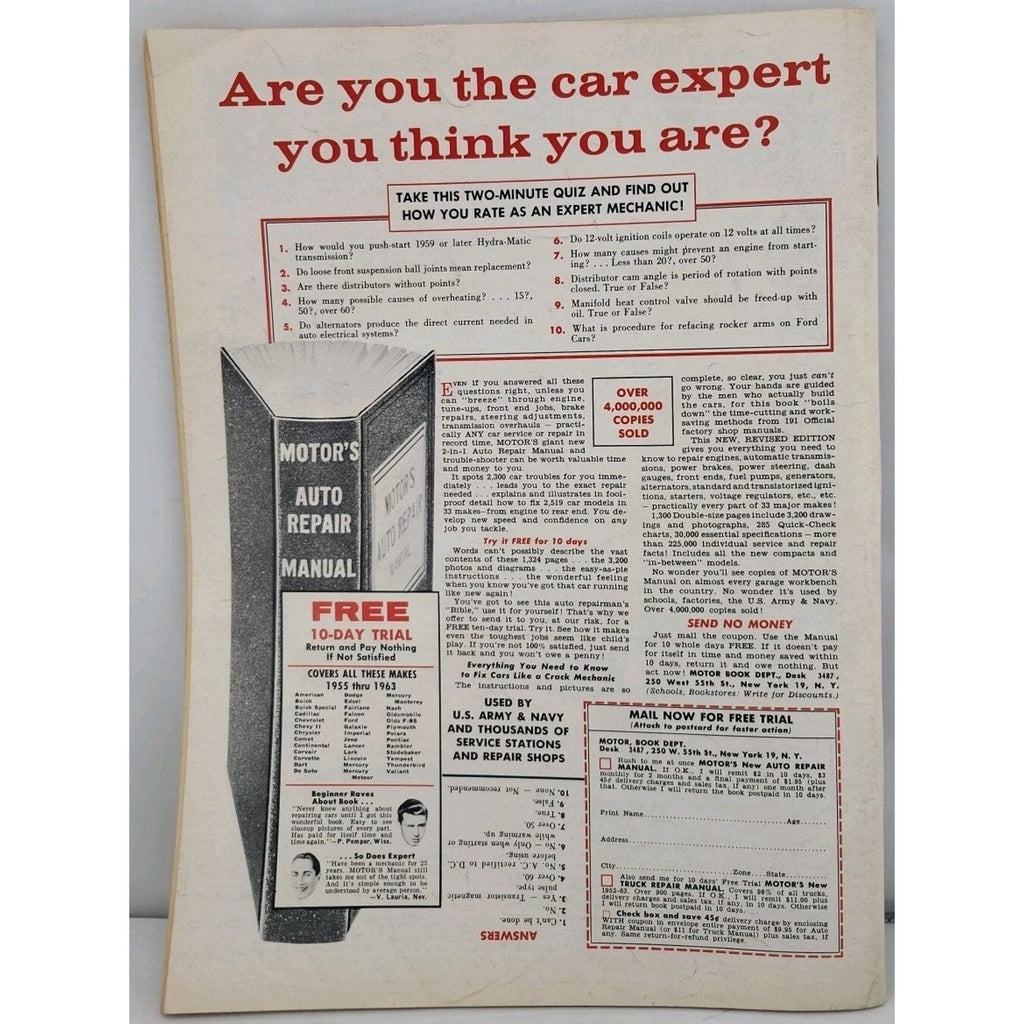Cars The Automotive Magazine - July 1963 - Vol. 6 No. 2