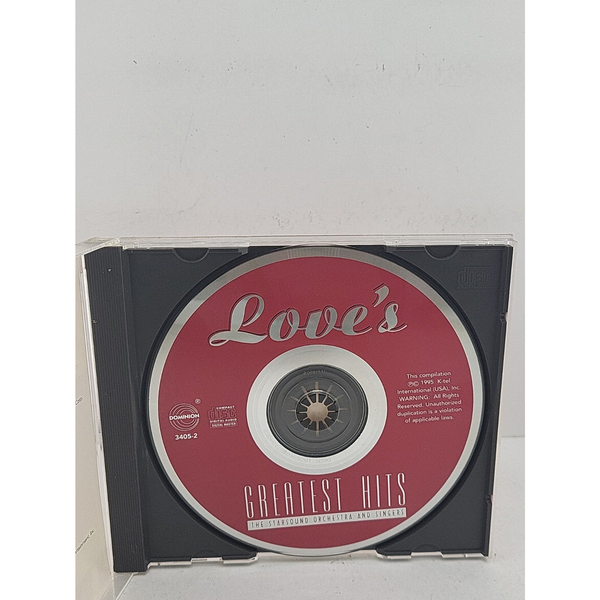 Love's Greatest Hits [K-Tel] by The Starsound Orchestra & Singers (CD, Apr-1995,