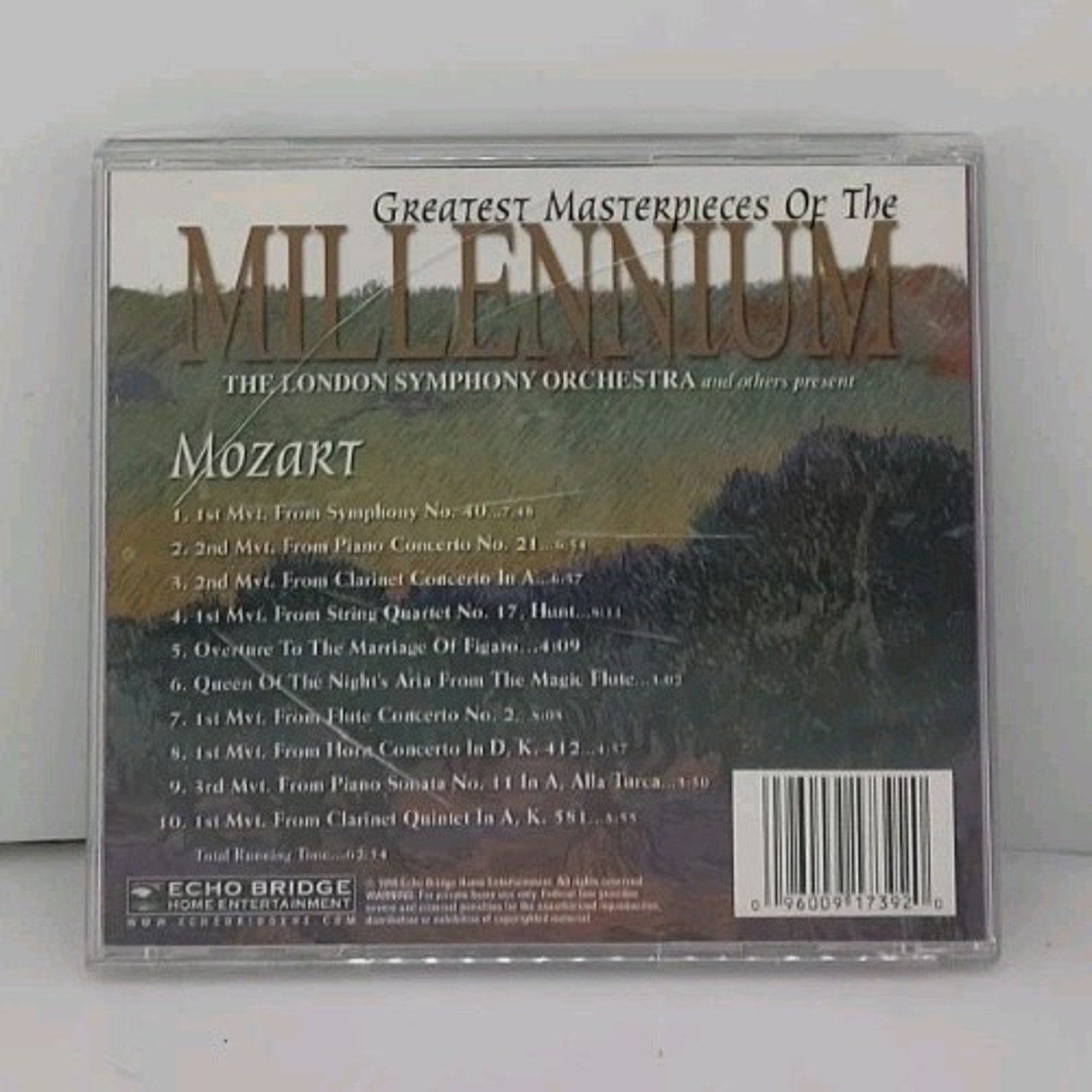 Greatest Masterpieces of the M by W.A. Mozart (CD, 2000)