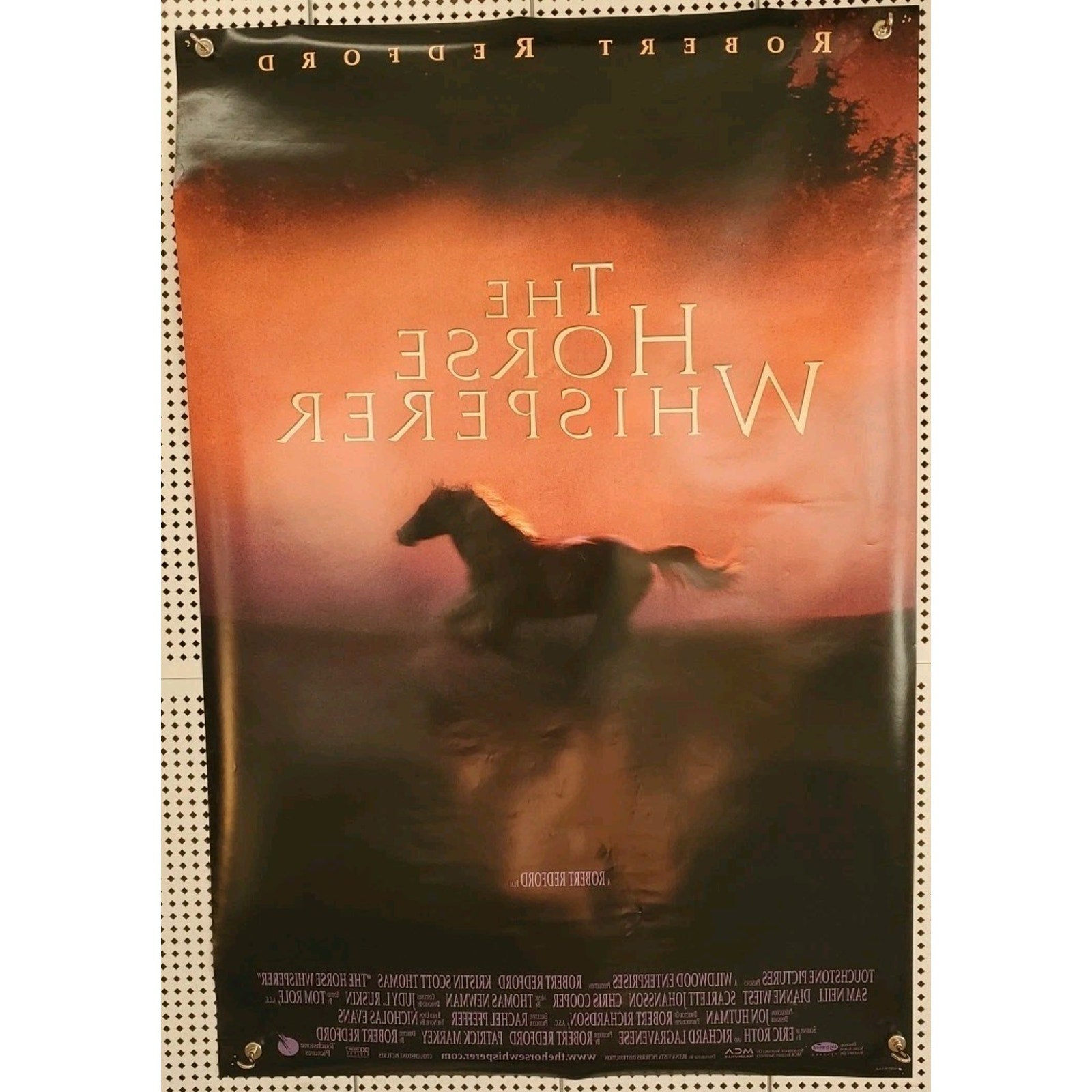The Horse Whisperer 1998 Original Theater Promo Movie Poster Double Sided 40x27