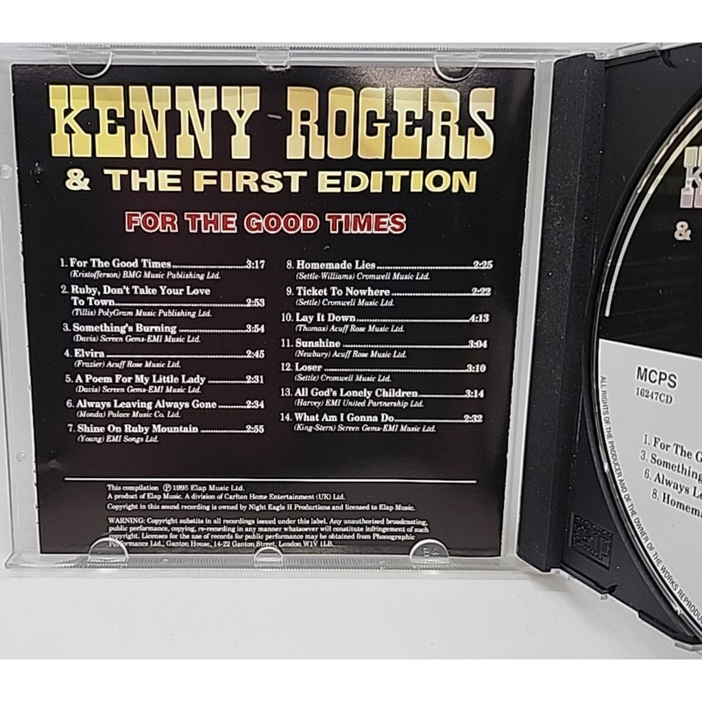 Kenny Rogers & First Edition For The Good Times (CD)