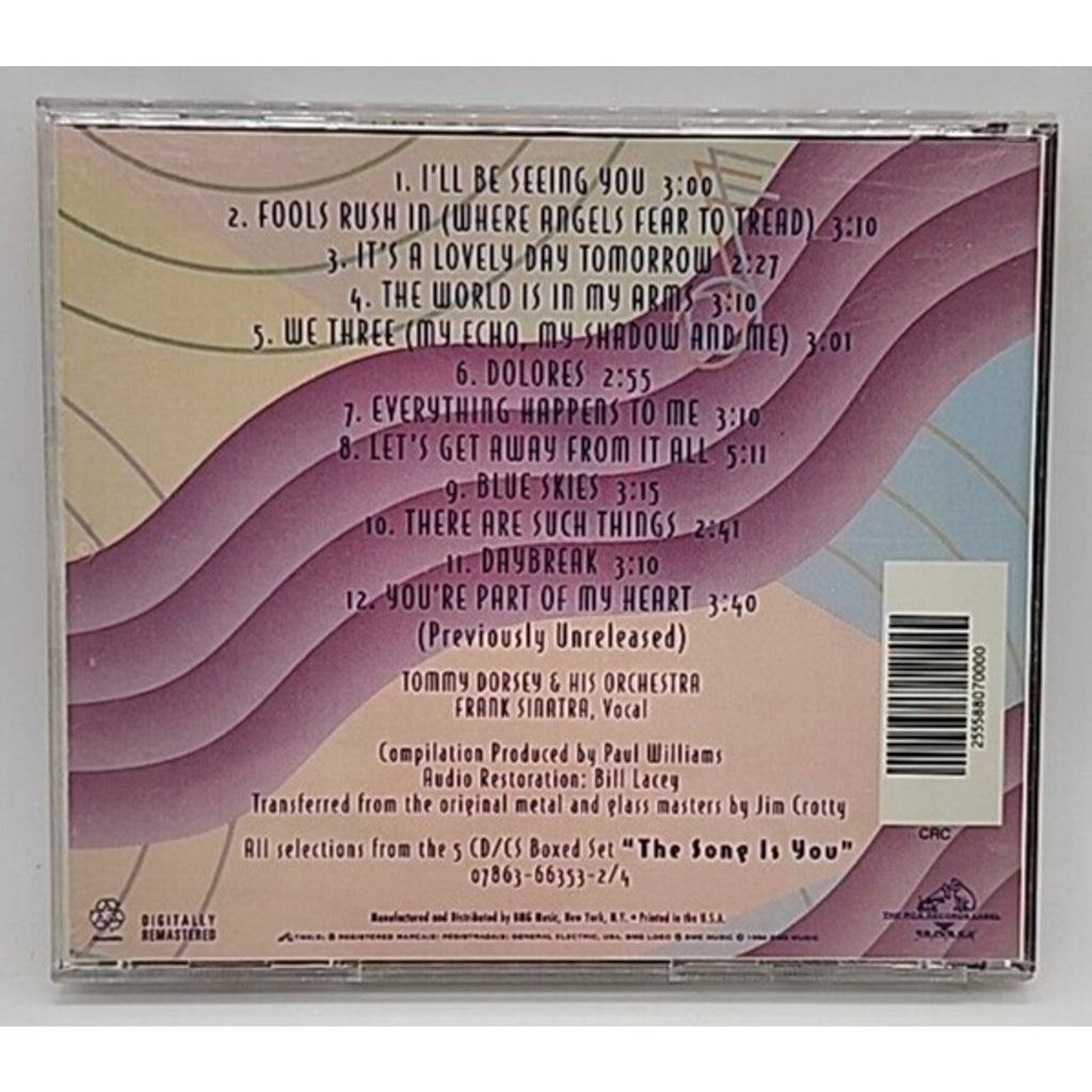 I'll Be Seeing You By Frank Sinatra & Tommy Dorsey (CD 1994)