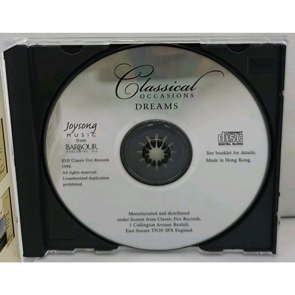 Classical Occasions Dreams Calming Music CD