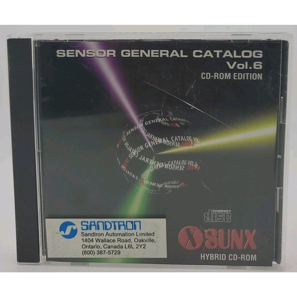 Sensor General Catalog Vol. 6 CD-Rom Editon