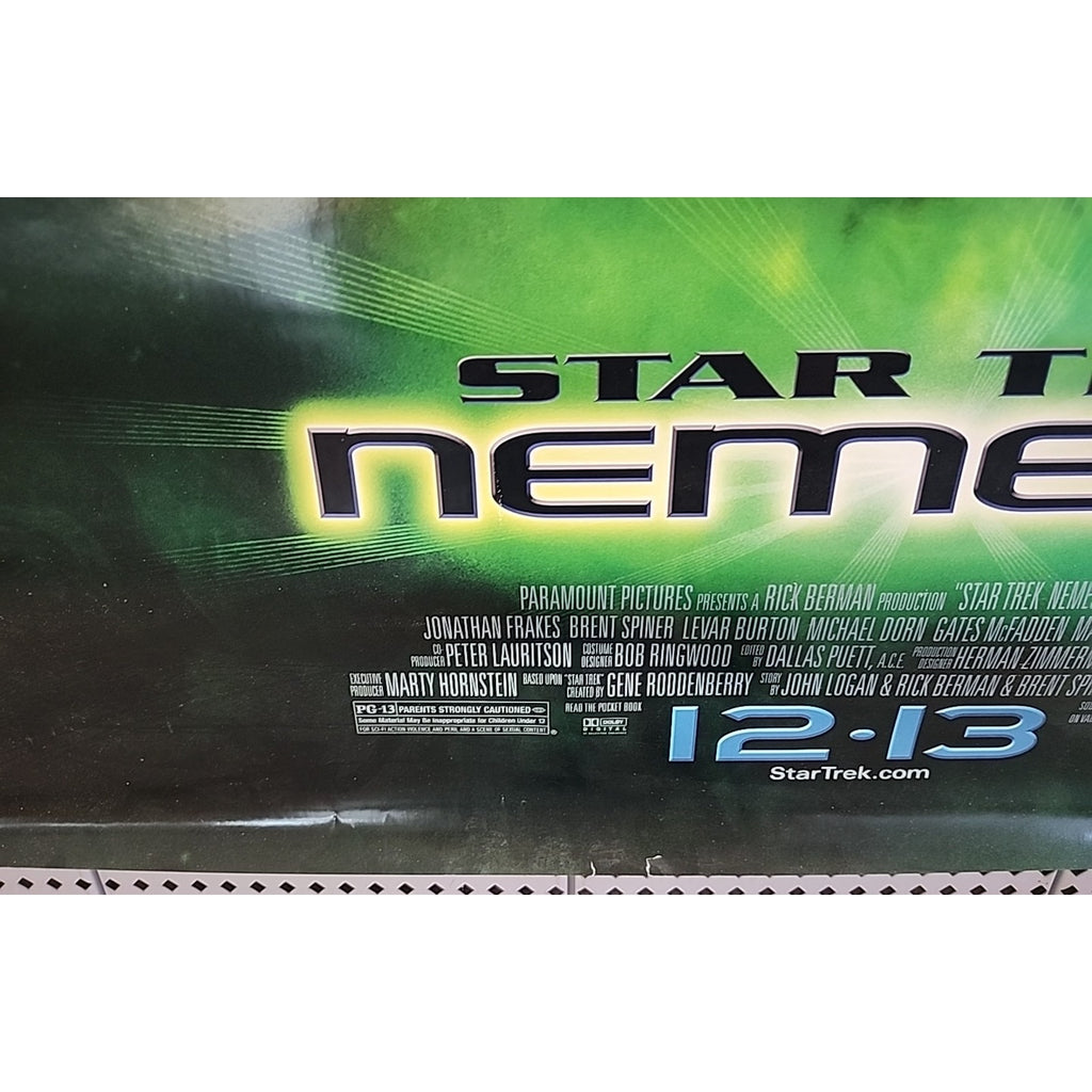 Star Trek Nemesis 2002 Single Sided Original Movie Poster 27" x 40"