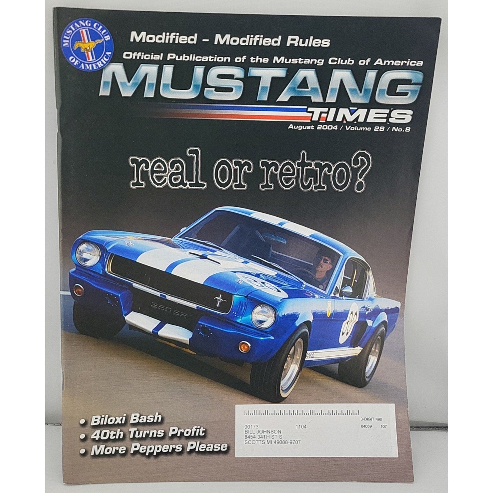 Mustang Times August 2004 Volume 28 #8 Magazine