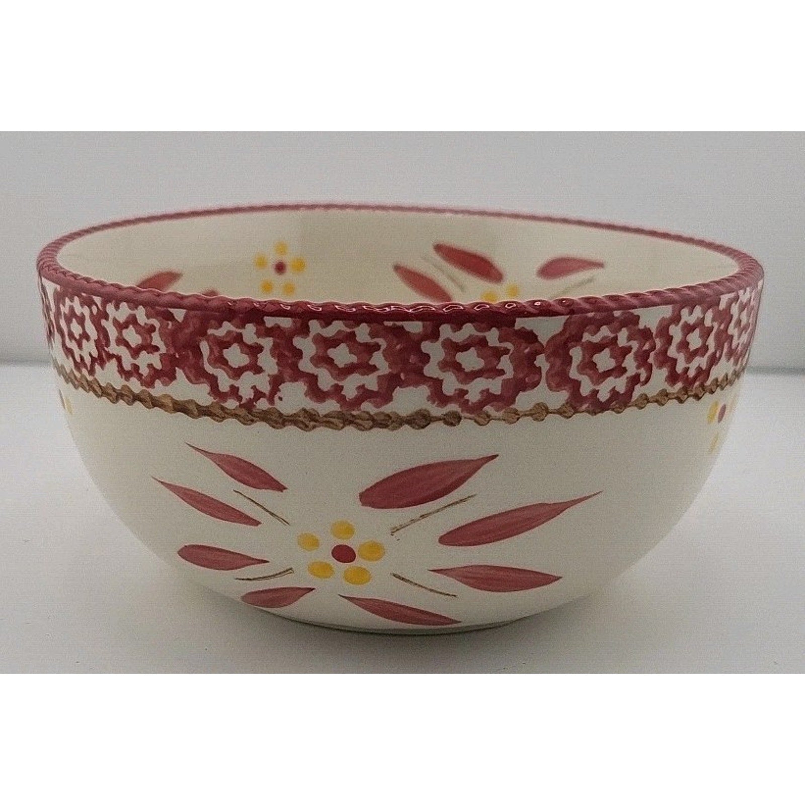 Temp-tations by Tara Old World Cranberry 18oz Bowls Set of 4