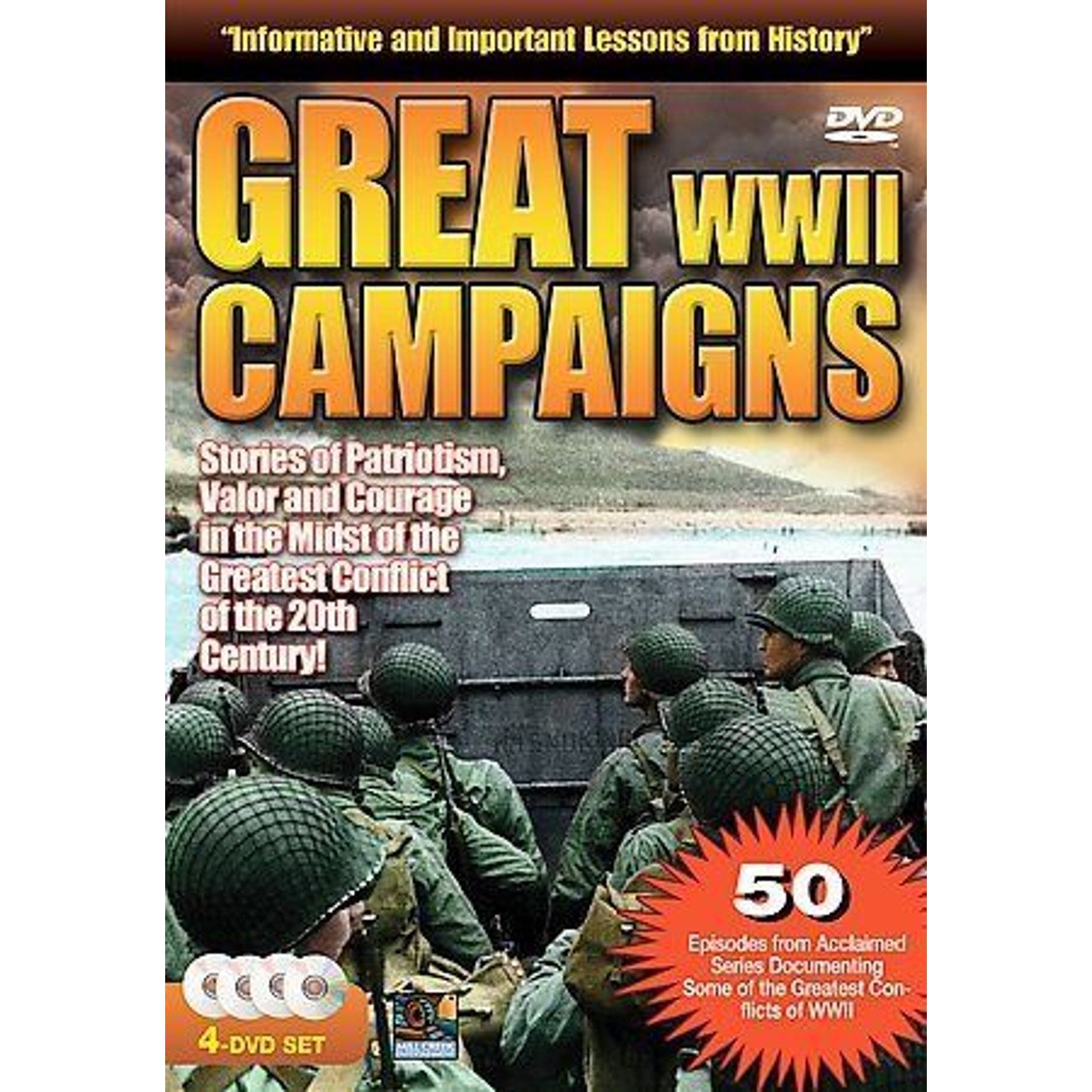 Great WWII Campaigns (DVD, 2007, 4-Disc Set)