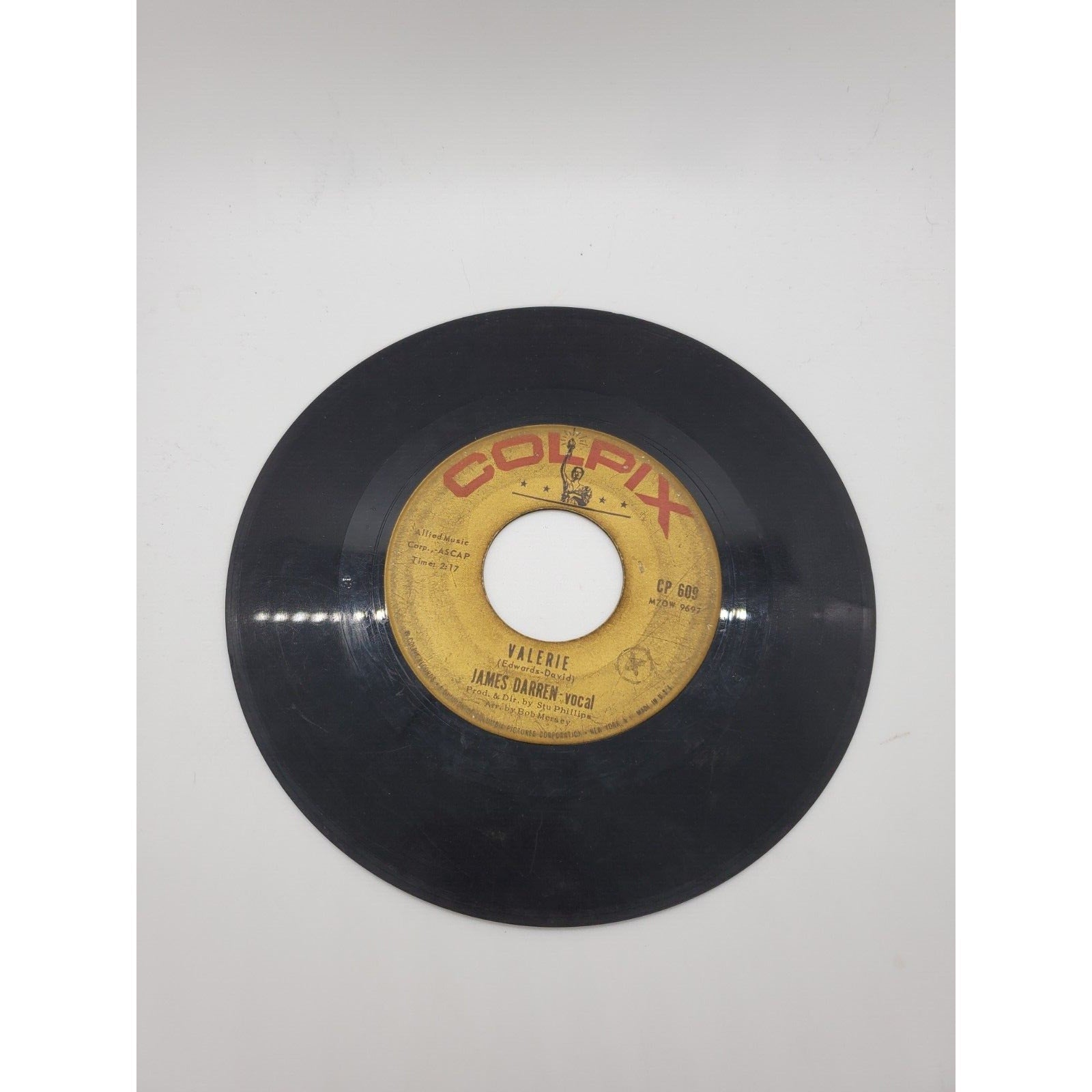 James Darren - Goodbye Cruel World/Valerie