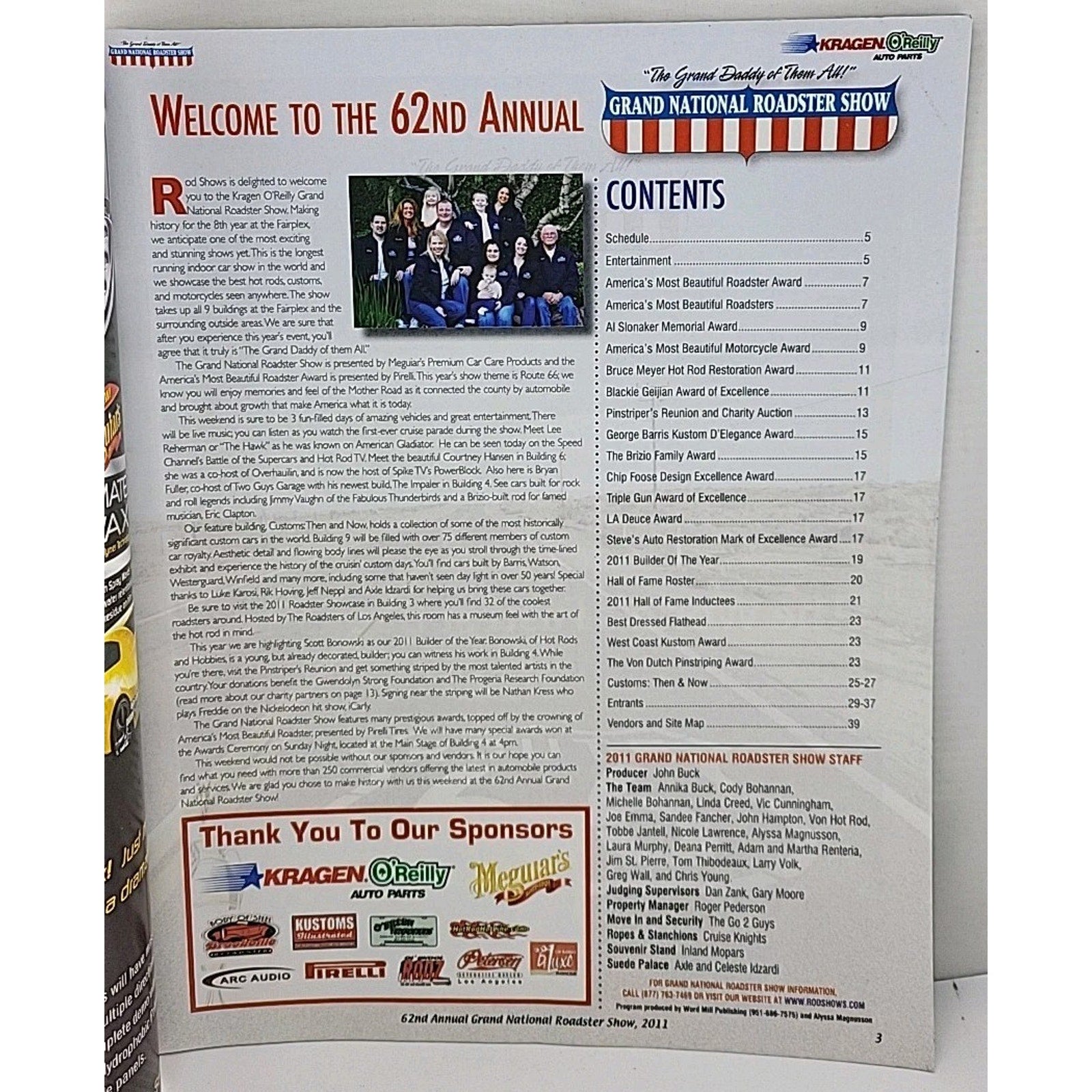 Grand National Roadster Show - January 28-30 2011 - Souvenir Program