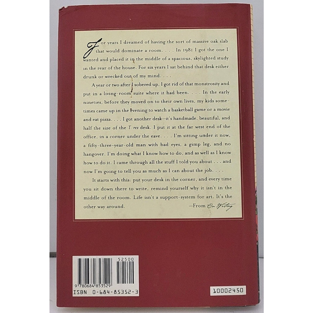 On Writing by Stephen King (2000, Hardcover) 1st Edition