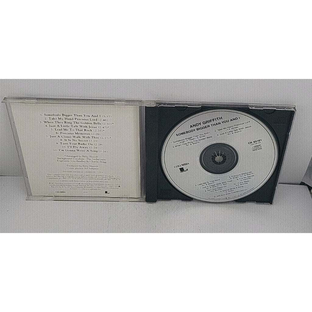 Somebody Bigger Than You and I by Andy Griffith (CD, Jul-1997, Sony Music...