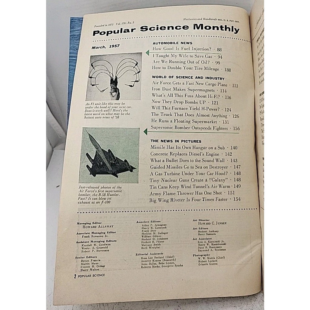 Popular Science Monthly - March 1957 - Vol. 170 No. 3