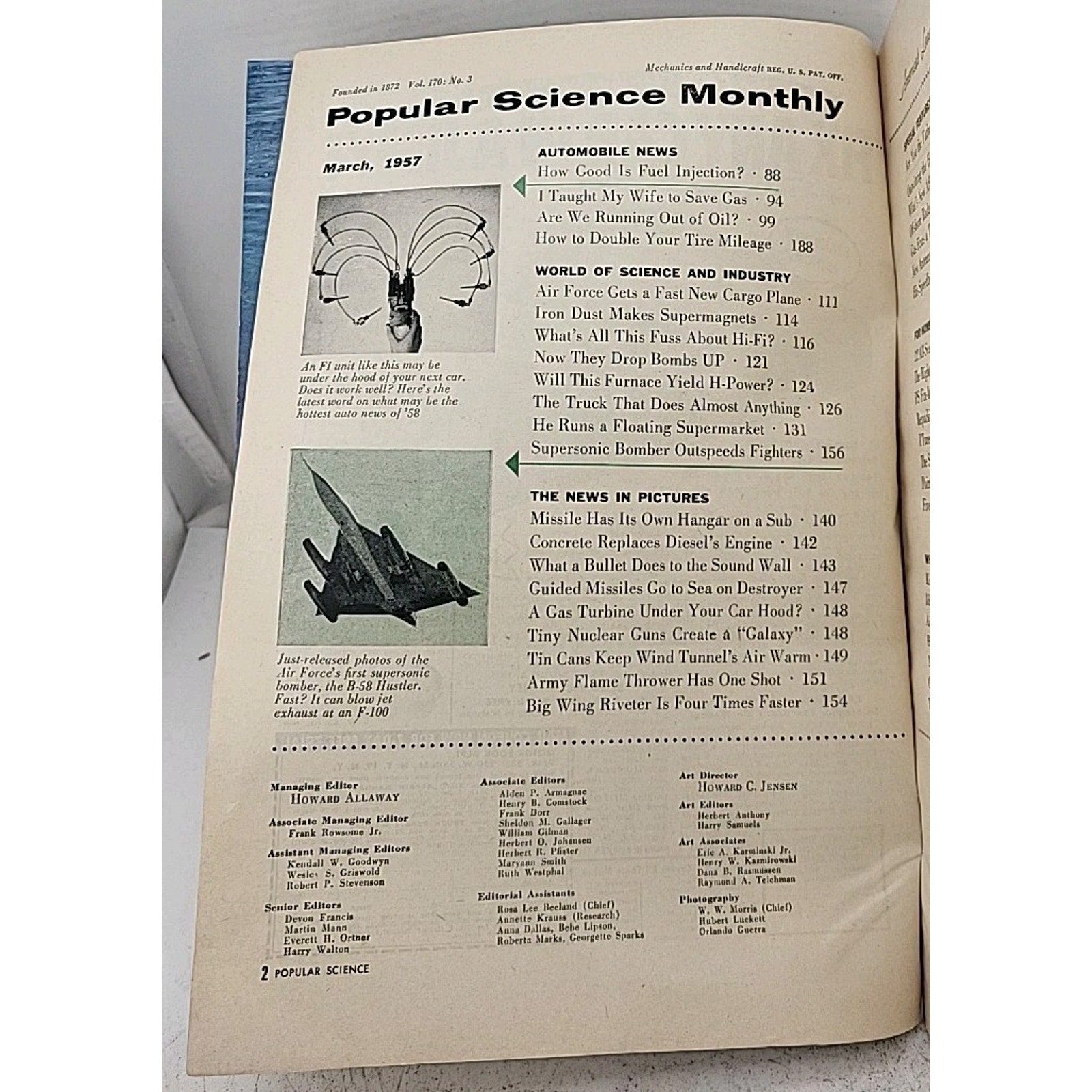 Popular Science Monthly - March 1957 - Vol. 170 No. 3
