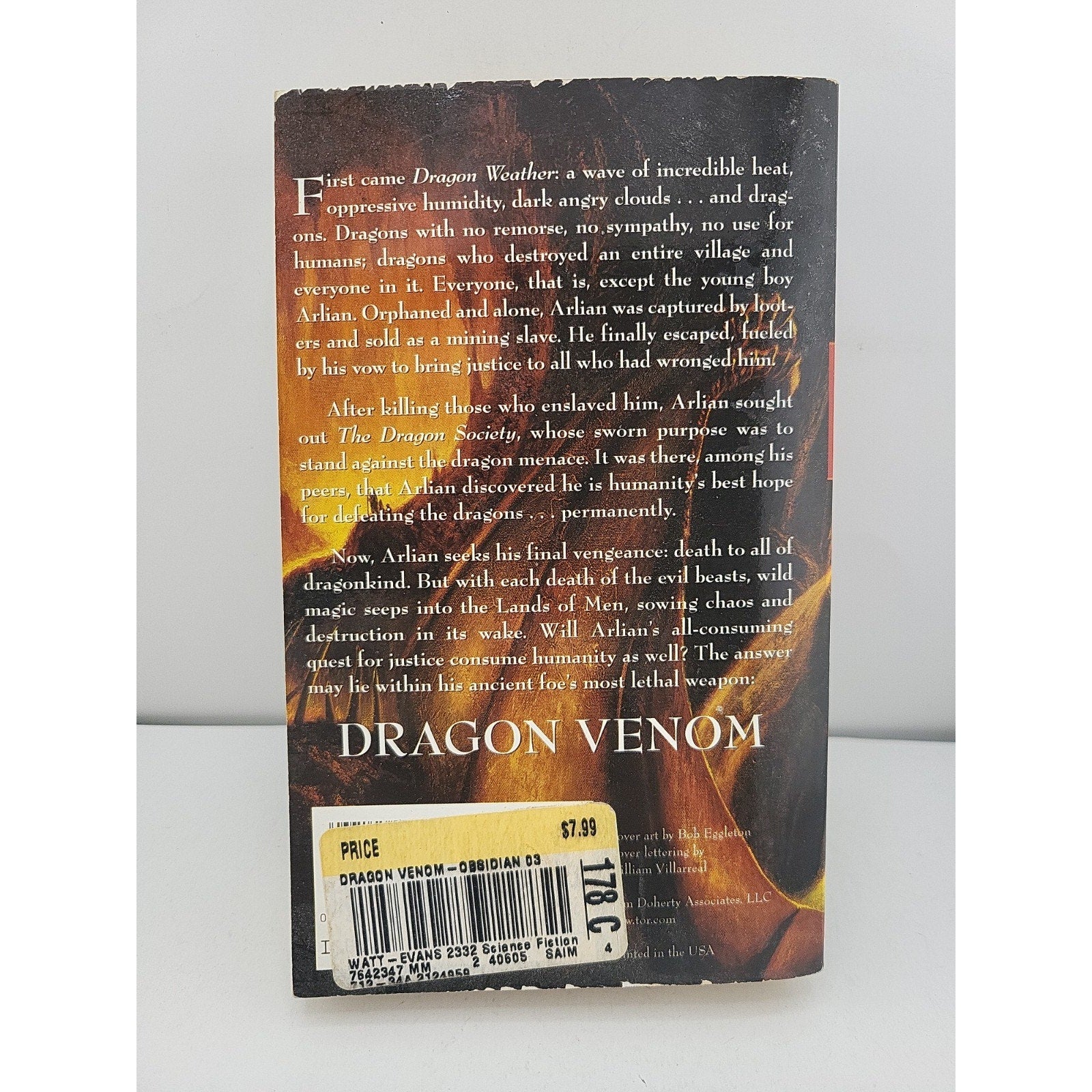 Dragon Venom by Lawrence Watt-Evans (2004, Mass Market)