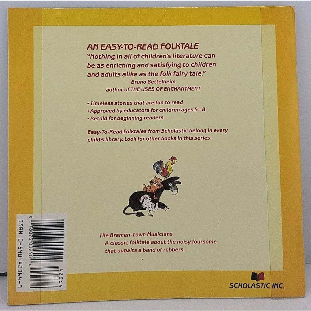The Bremen-Town Musicians by Jack Kent and Ruth Gross (1985, Paperback)