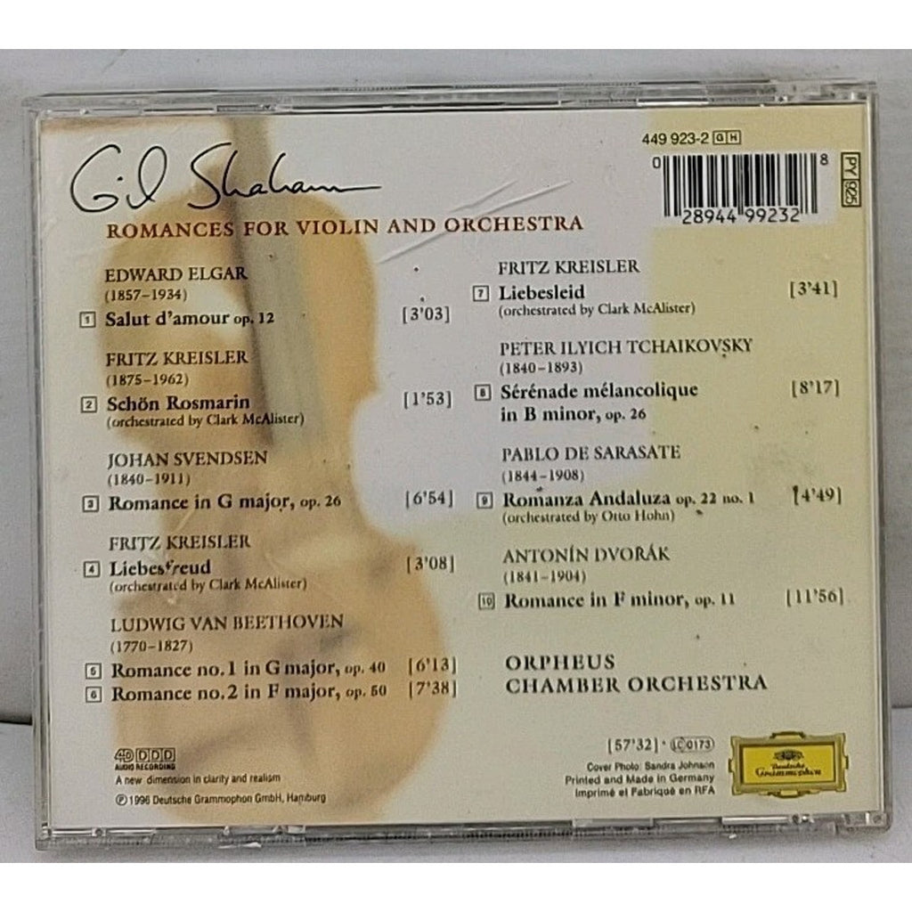 Romance by Gil Shaham (CD, 1996)