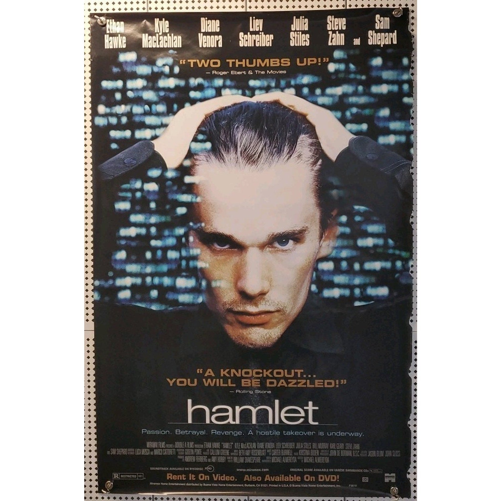 2000 Hamlet Original One Sheet Rolled 26 X 40 Movie Store Poster