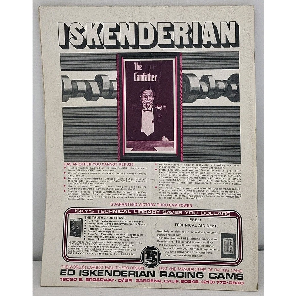 Street Rodder Magazine April 1973 Volume 2 No. 4