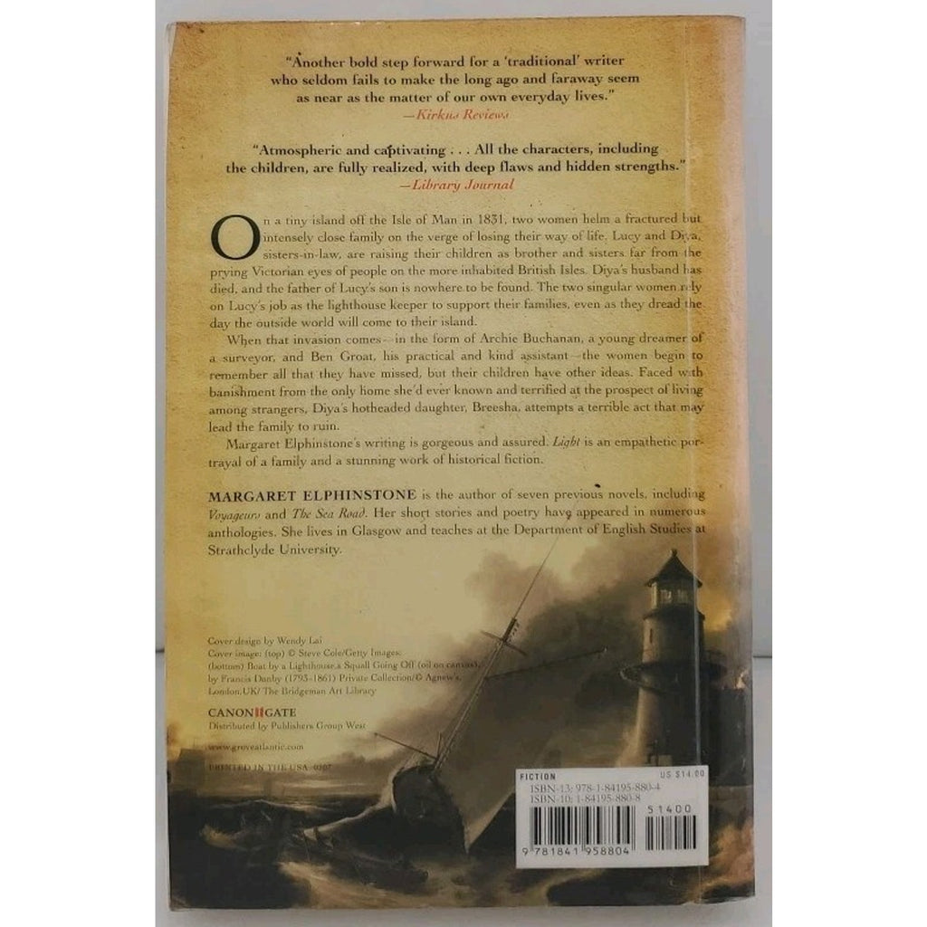 Light by Margaret Elphinstone (2007, Perfect)