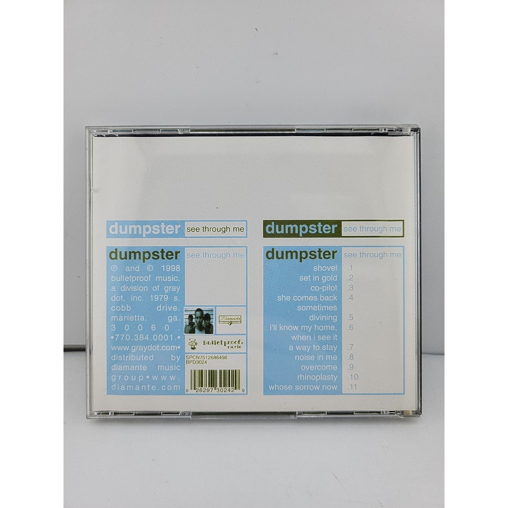 Dumpster - See Through Me CD