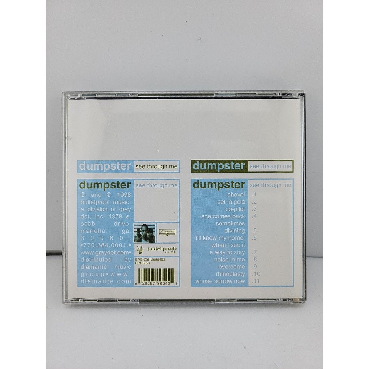Dumpster - See Through Me CD