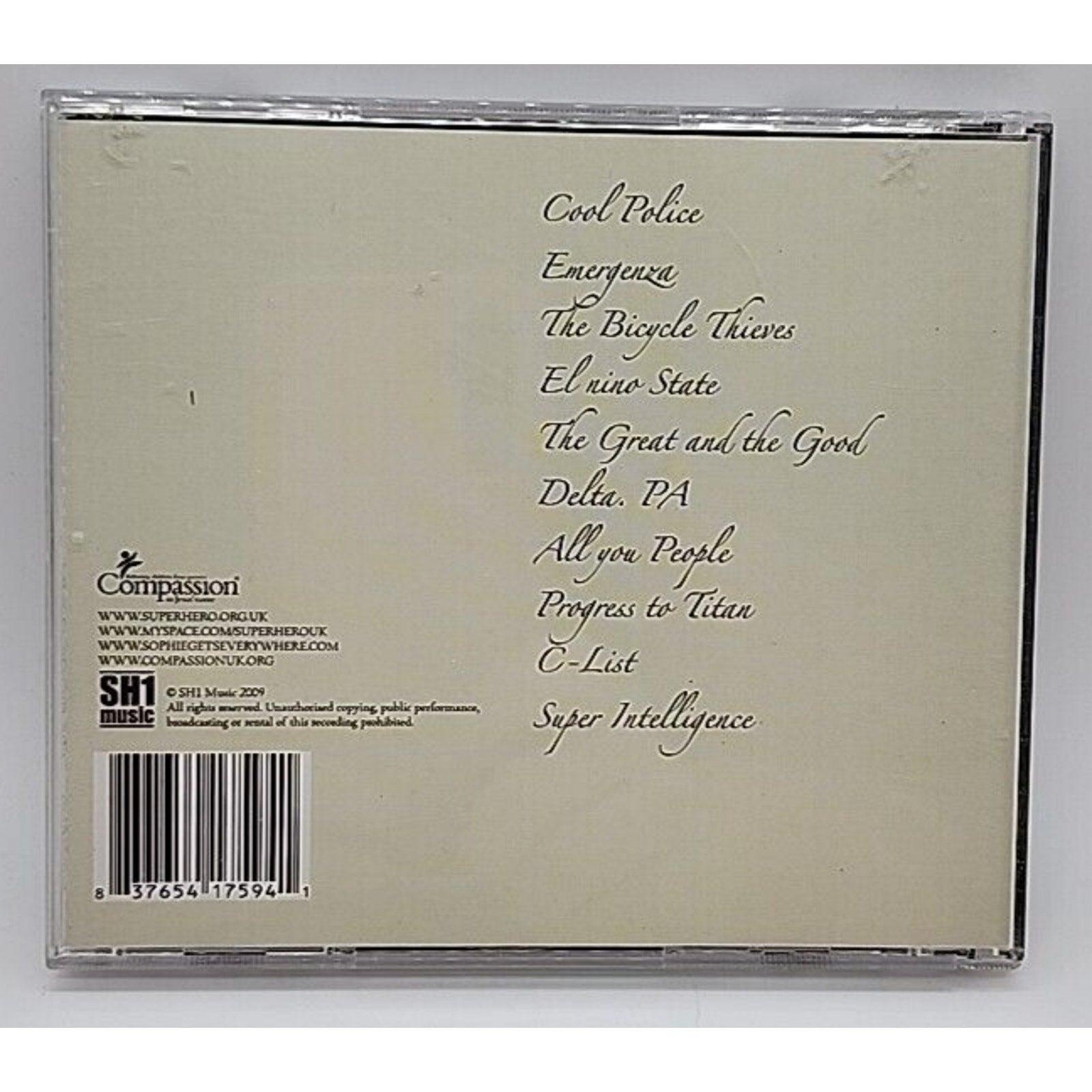 Bicycle Thieves by Superhero (CD, 2009)